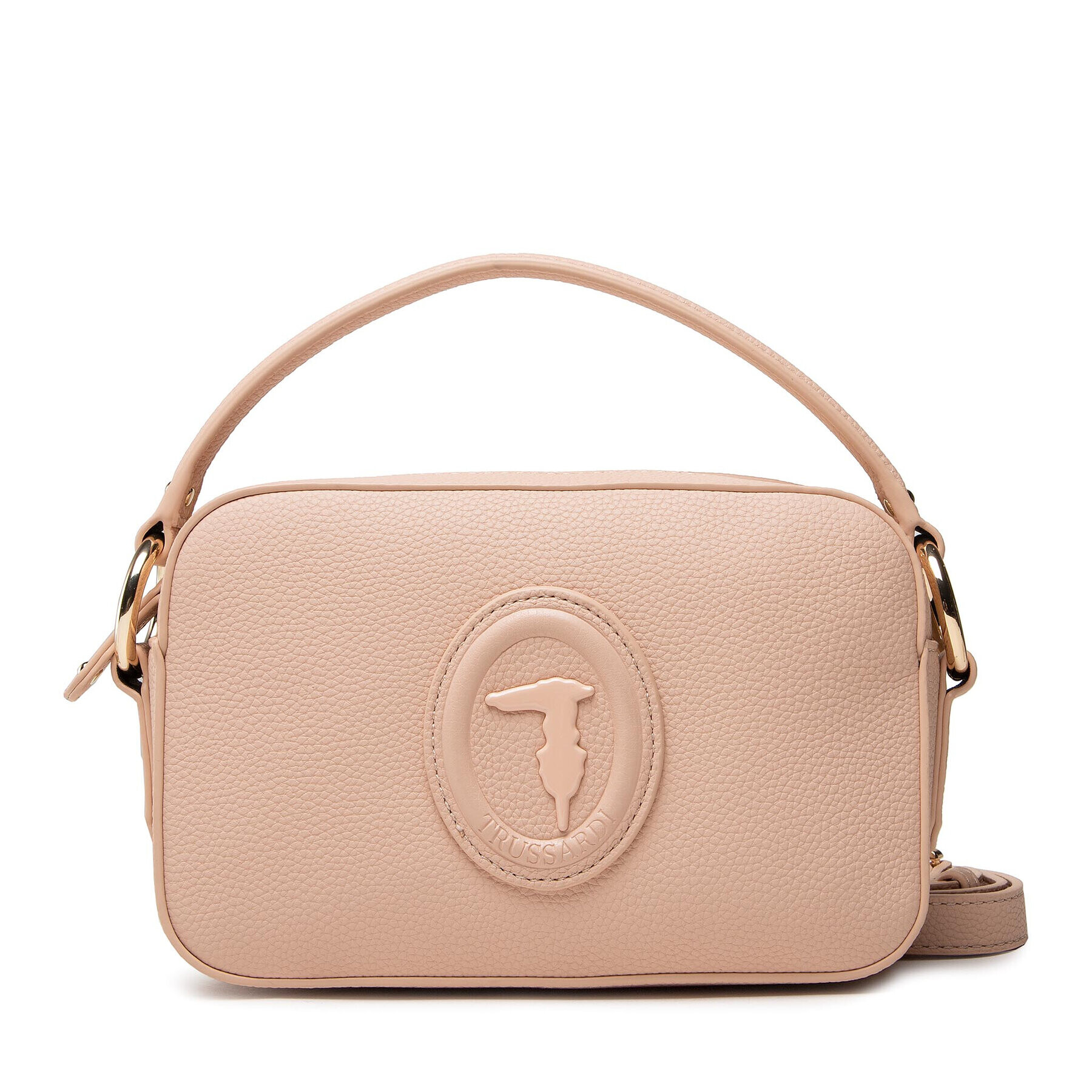 Trussardi Дамска чанта Lisbona Camera Case 75B01140 Розов - Pepit.bg