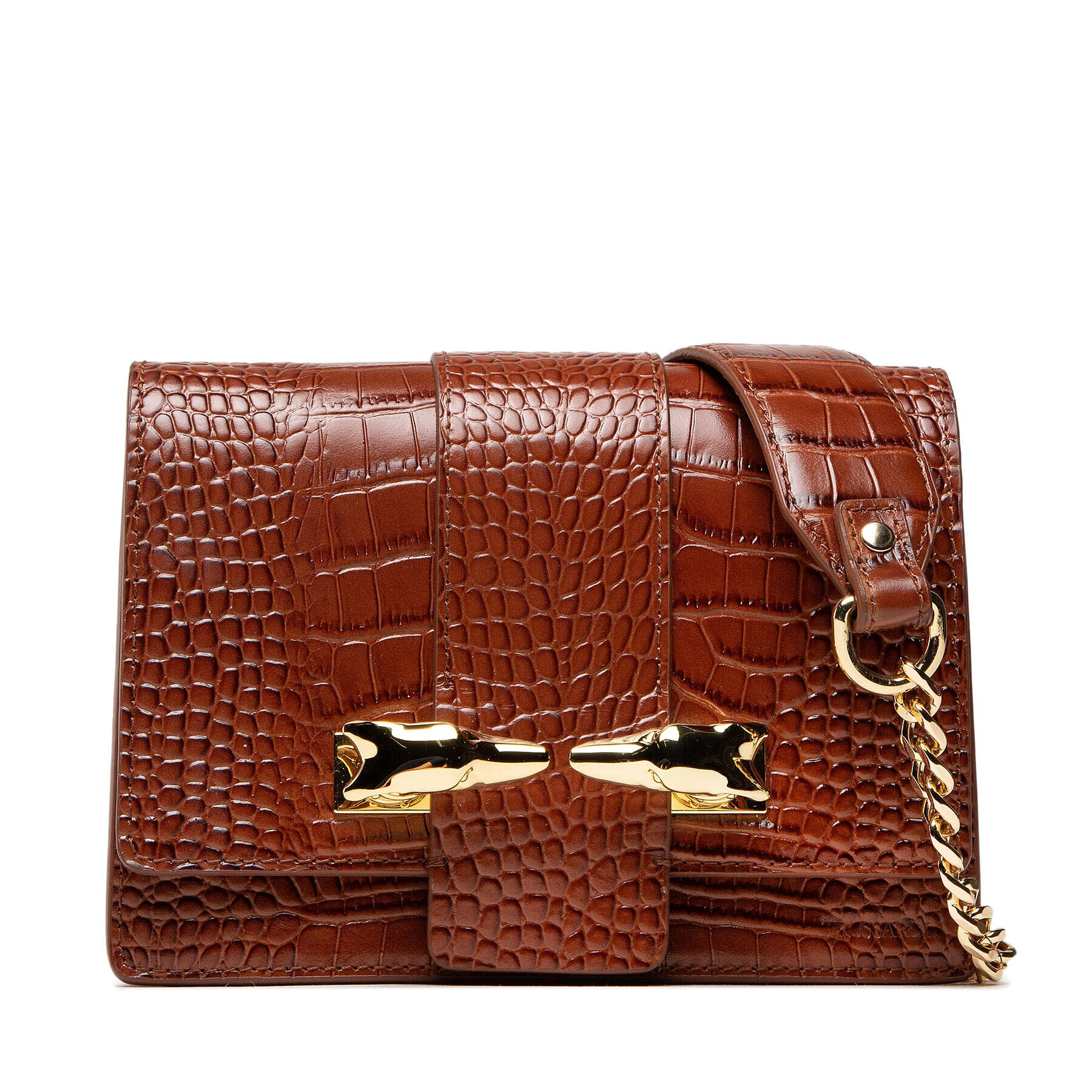 Trussardi Дамска чанта Milano Mini Bag 75B01207 Кафяв - Pepit.bg