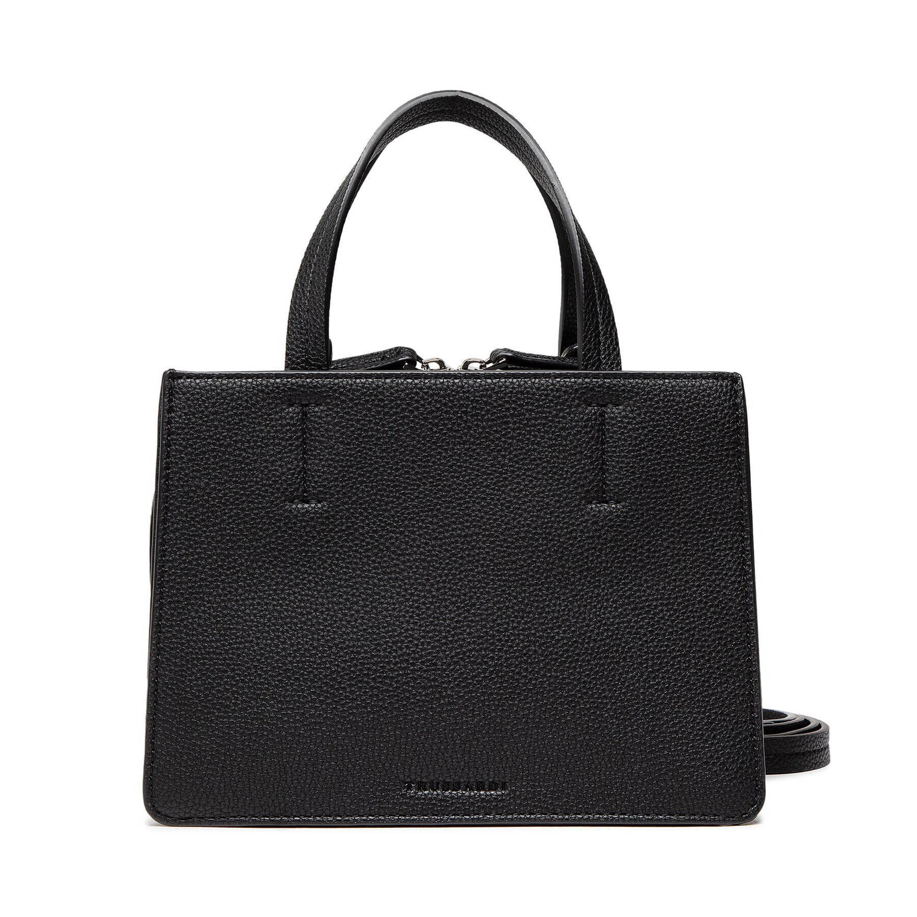 Trussardi Дамска чанта Nadir Tote Sm Full 75B01364 Черен - Pepit.bg