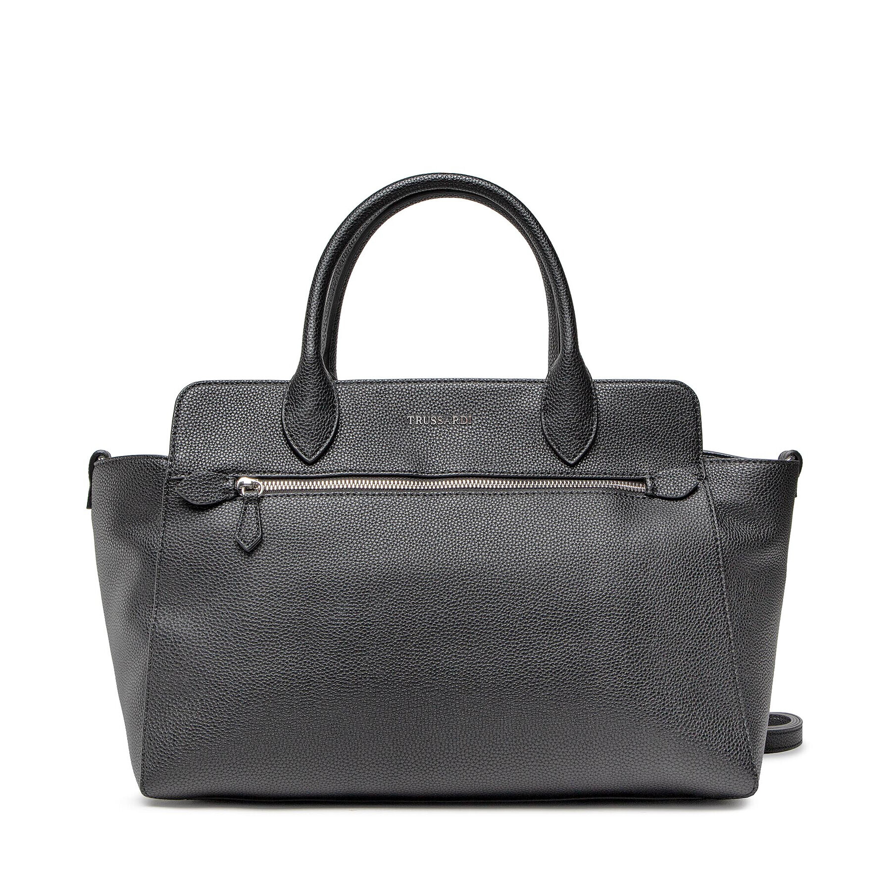 Trussardi Дамска чанта New Lily Tote Lg Full 75B01418 Черен - Pepit.bg