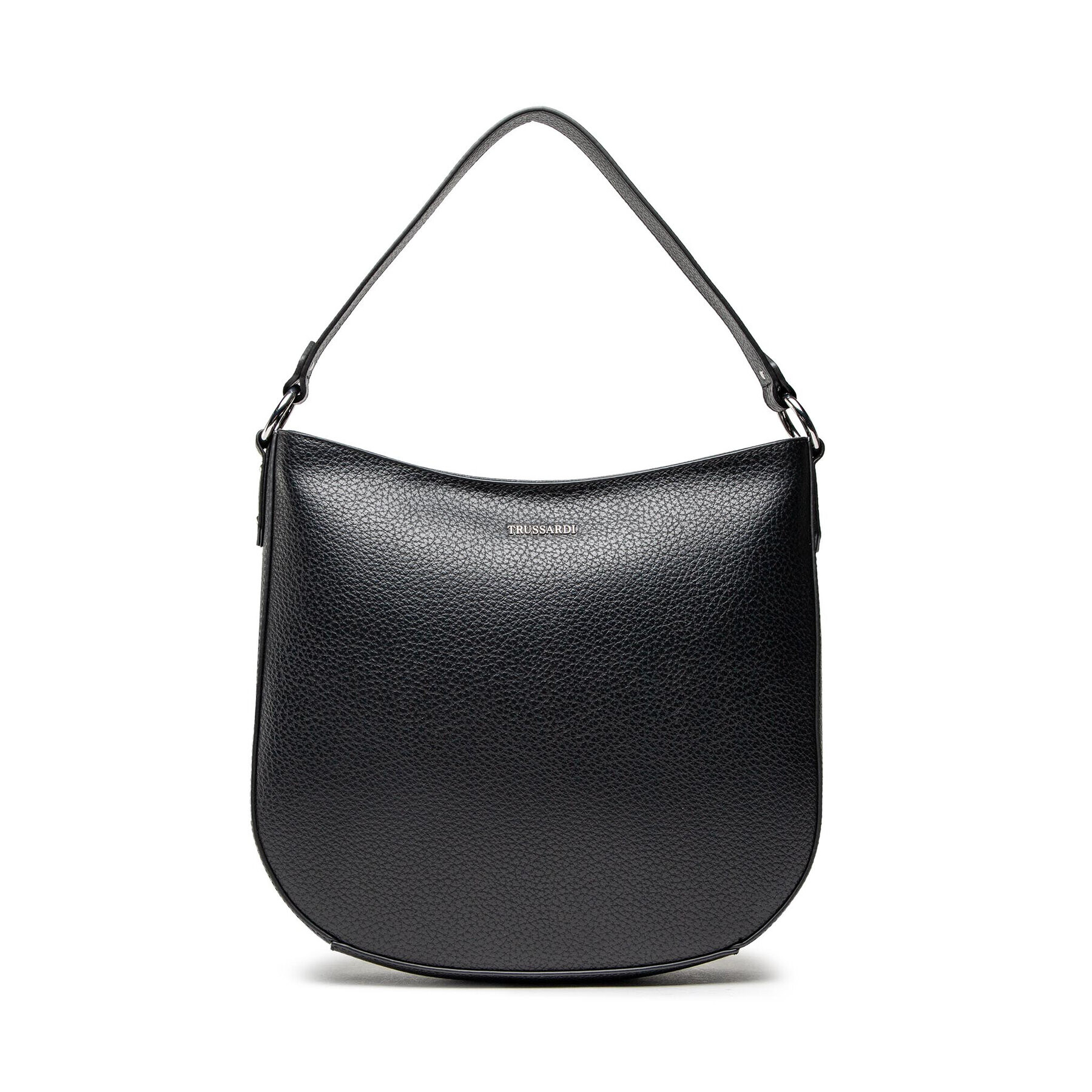 Trussardi Дамска чанта New Lisbona Hobo Md 75B01425 Черен - Pepit.bg