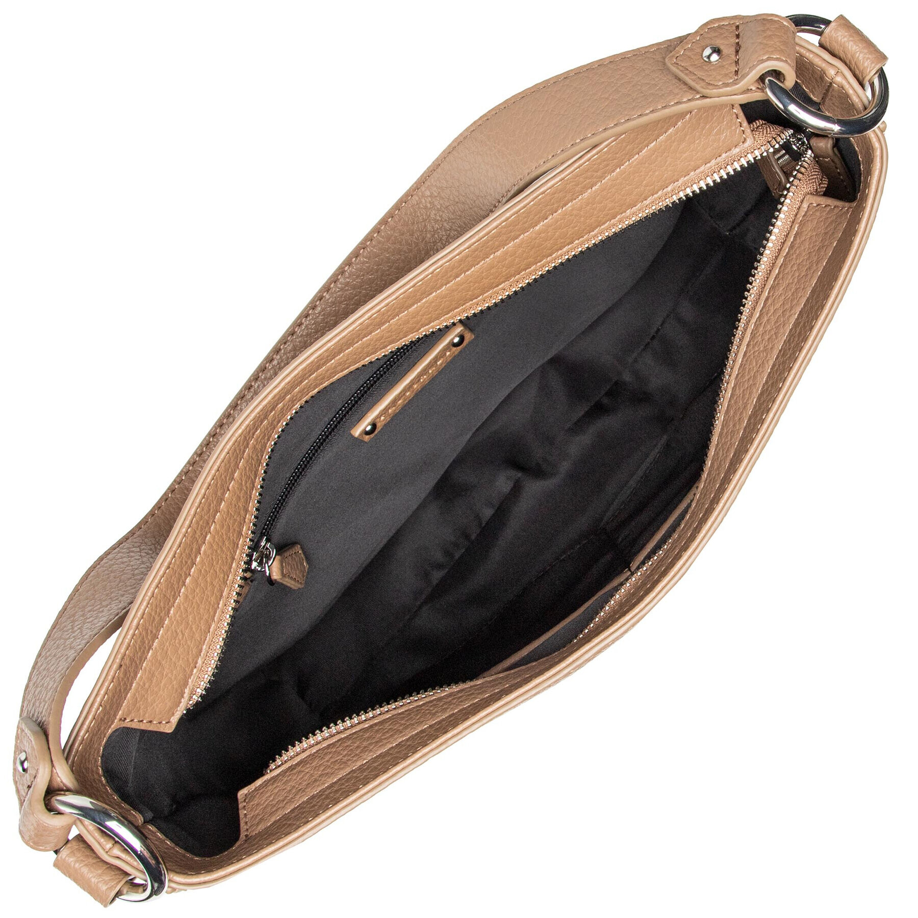 Trussardi Дамска чанта New Lisbona Hobo Md 75B01425 Кафяв - Pepit.bg