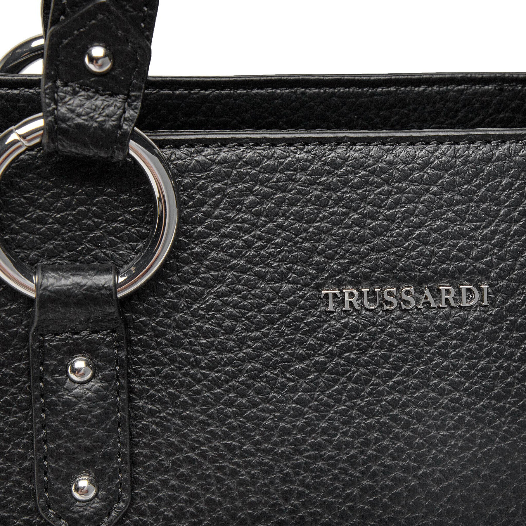 Trussardi Дамска чанта New Lisbona Shopper 75B01424 Черен - Pepit.bg