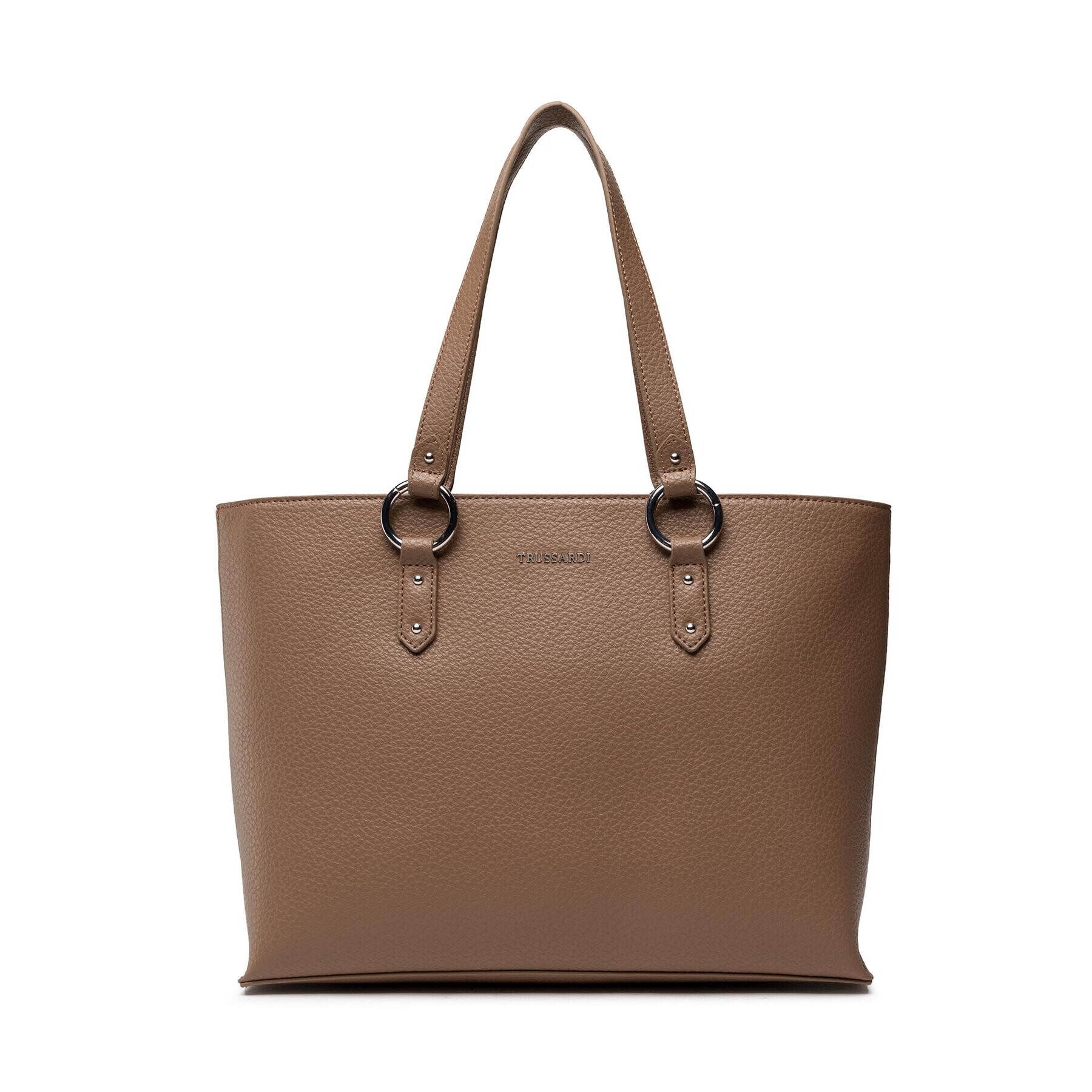 Trussardi Дамска чанта New Lisbona Shopper 75B01424 Кафяв - Pepit.bg