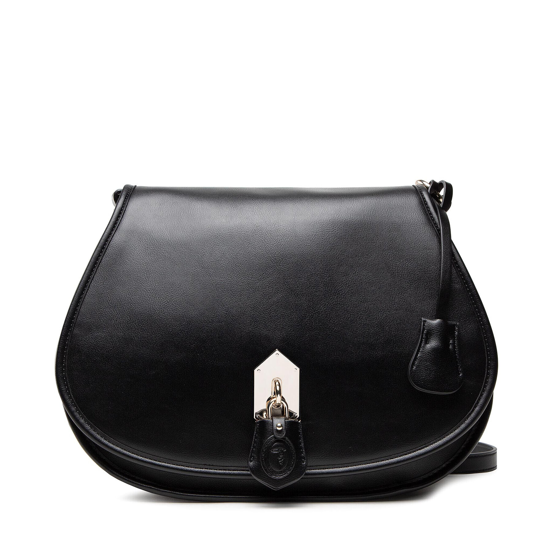 Trussardi Дамска чанта Peony Shoulder Md 75B01288 Черен - Pepit.bg