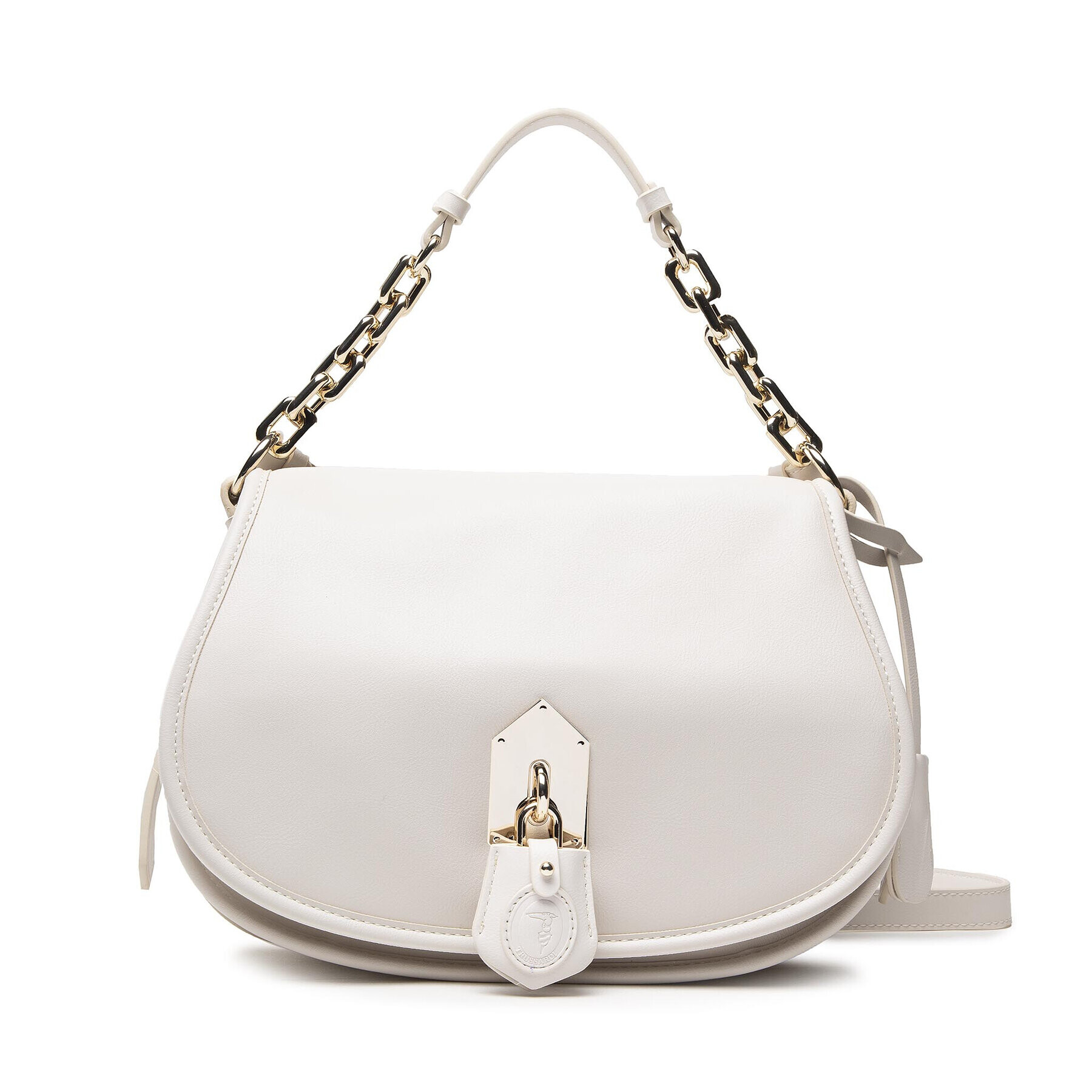 Trussardi Дамска чанта Peony Shoulder Sm 75B01289 Бял - Pepit.bg
