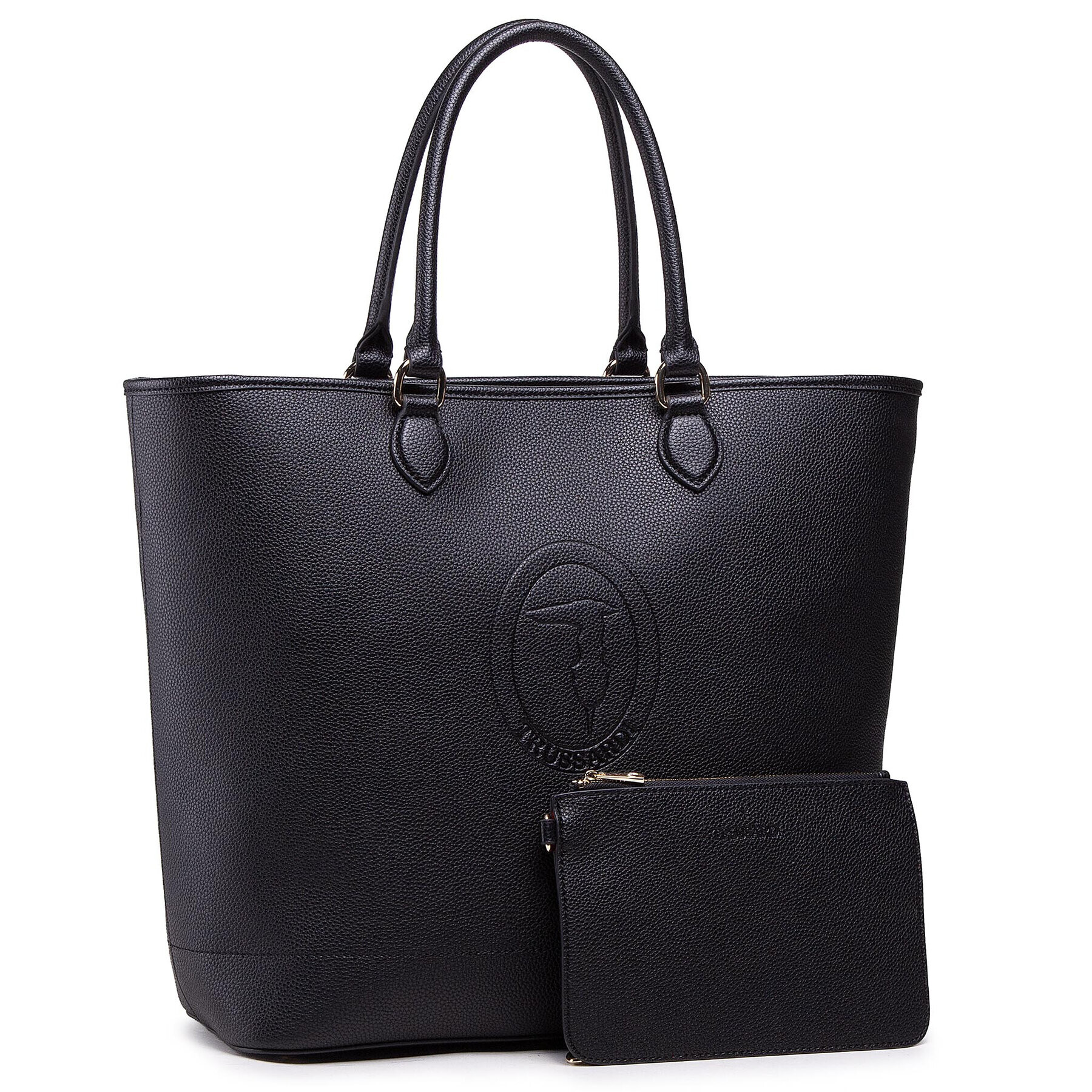 Trussardi Дамска чанта Pre Iris Shopper Lg 75B01099 Черен - Pepit.bg