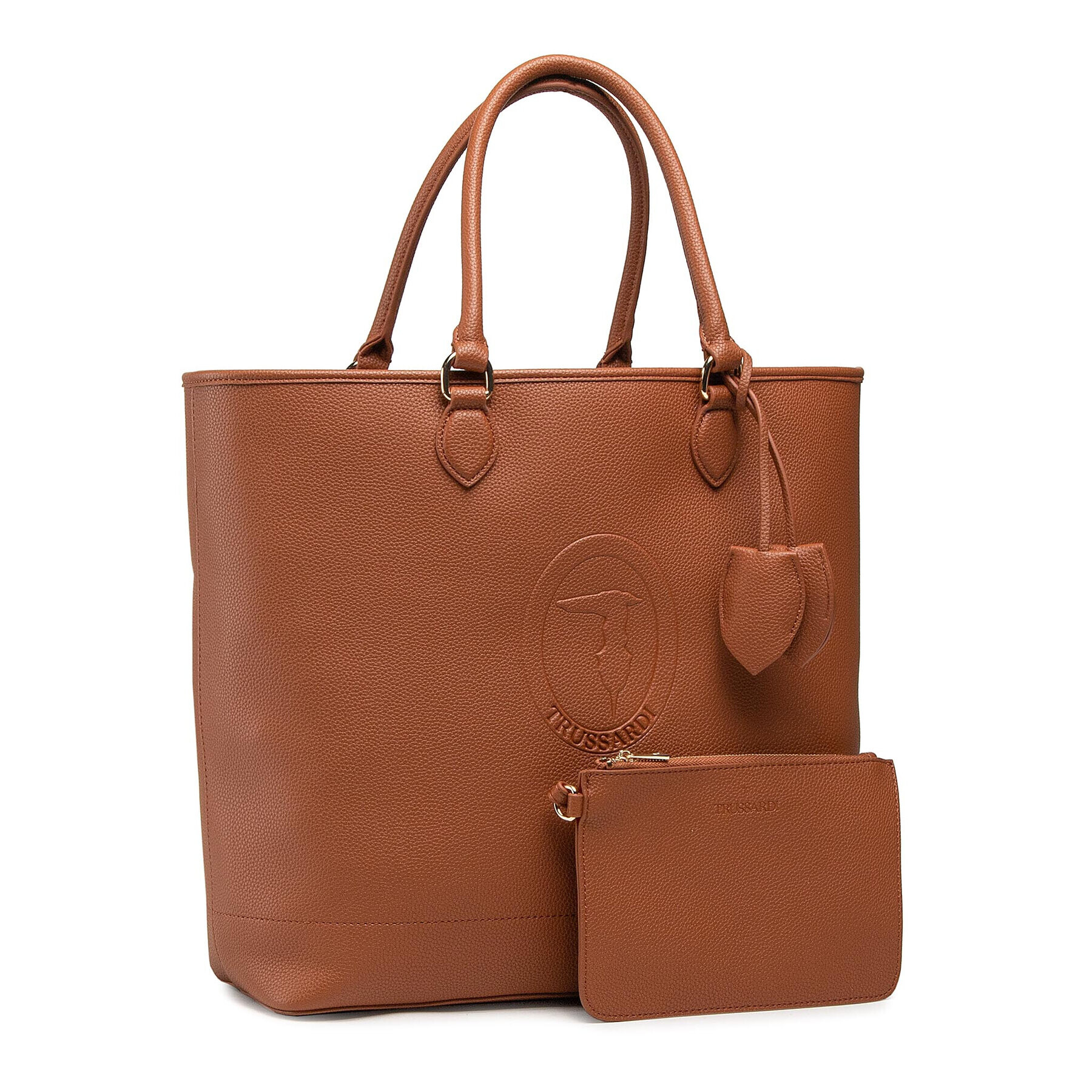 Trussardi Дамска чанта Pre Iris Shopper Lg 75B01099 Кафяв - Pepit.bg