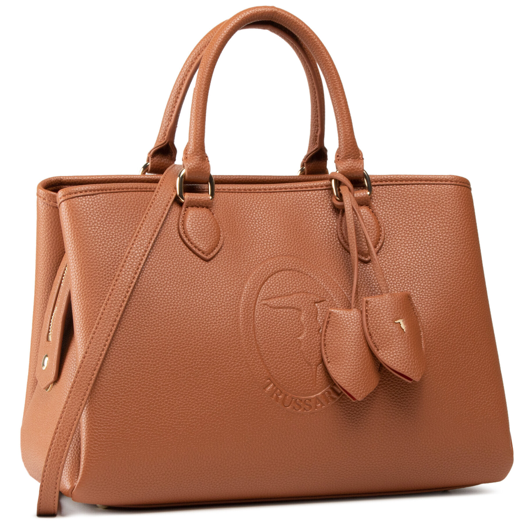 Trussardi Дамска чанта Pre Iris Tote Md 75B01097 Кафяв - Pepit.bg