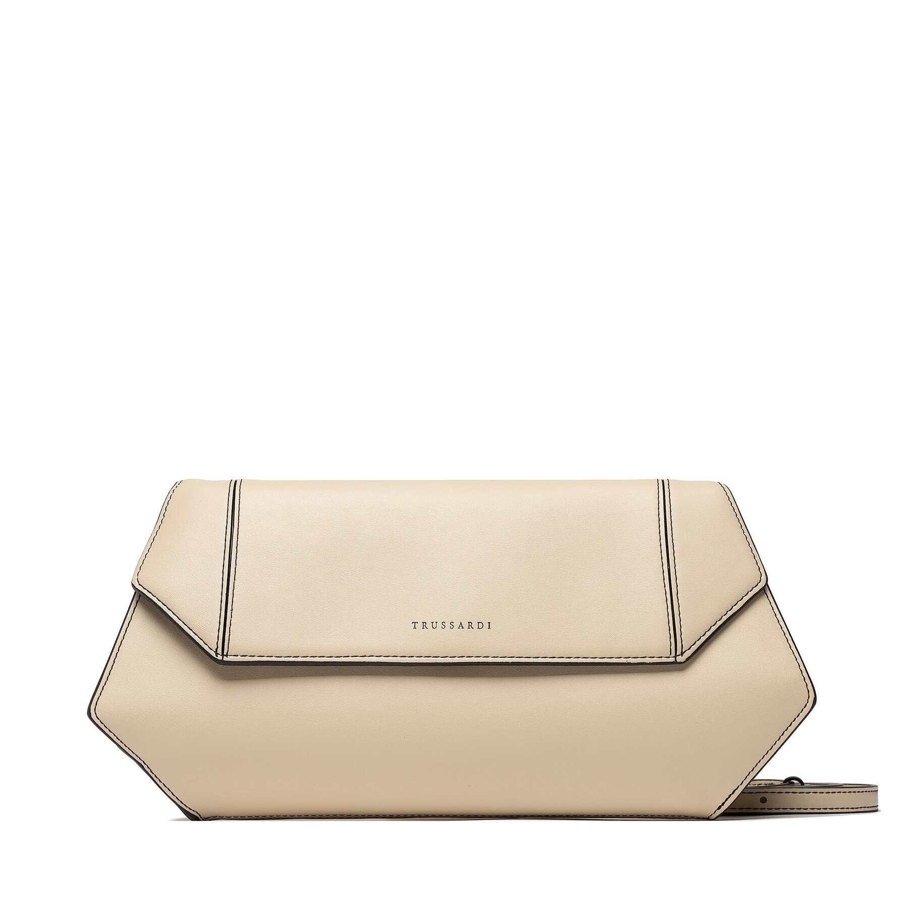 Trussardi Дамска чанта Sagaria Clutch 75B01405 Бежов - Pepit.bg