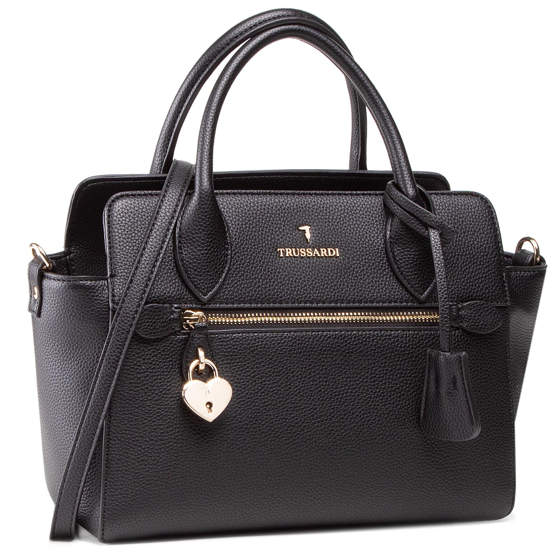 Trussardi Дамска чанта Tote Md 75B01079 Черен - Pepit.bg