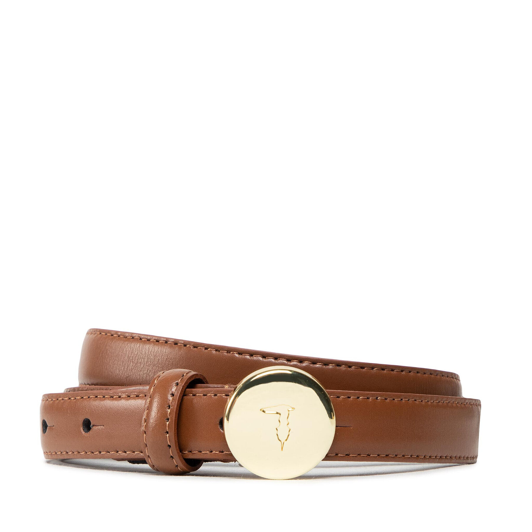Trussardi Дамски колан Belt H2 Cm Oval 75L00179 Кафяв - Pepit.bg