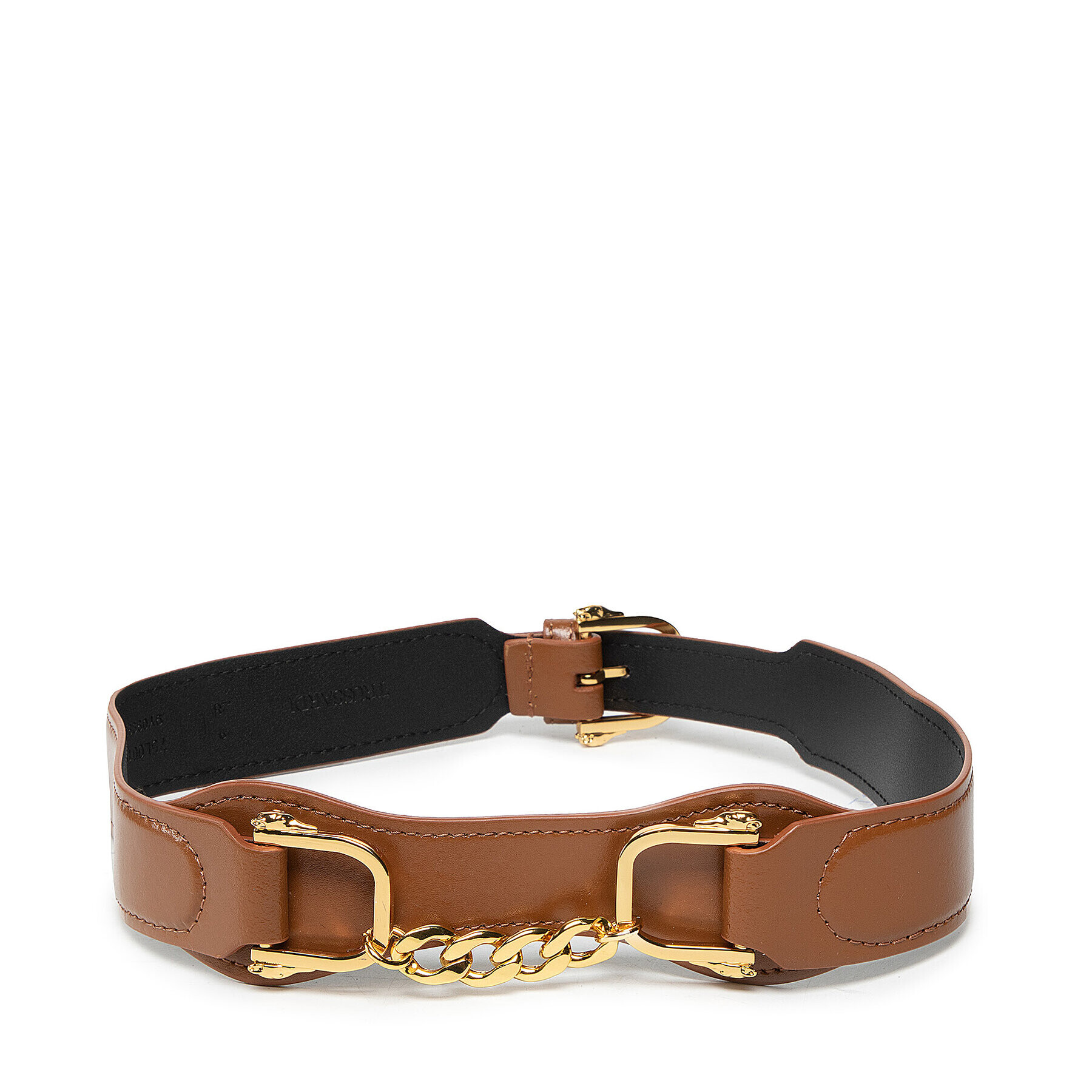 Trussardi Дамски колан Belt H35 cm 75L00165 Кафяв - Pepit.bg