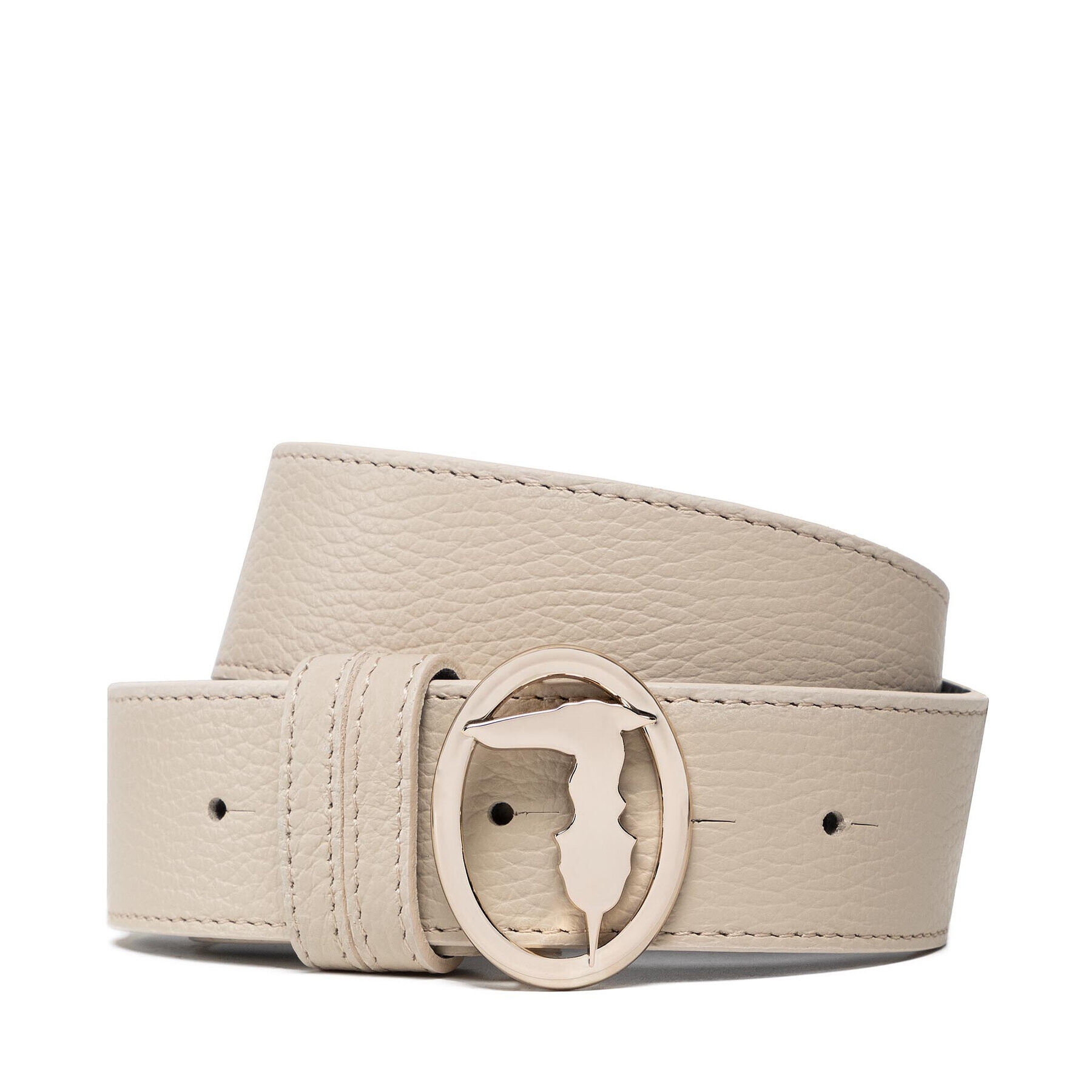 Trussardi Дамски колан Belt H4 Cm 75L00167 Бежов - Pepit.bg