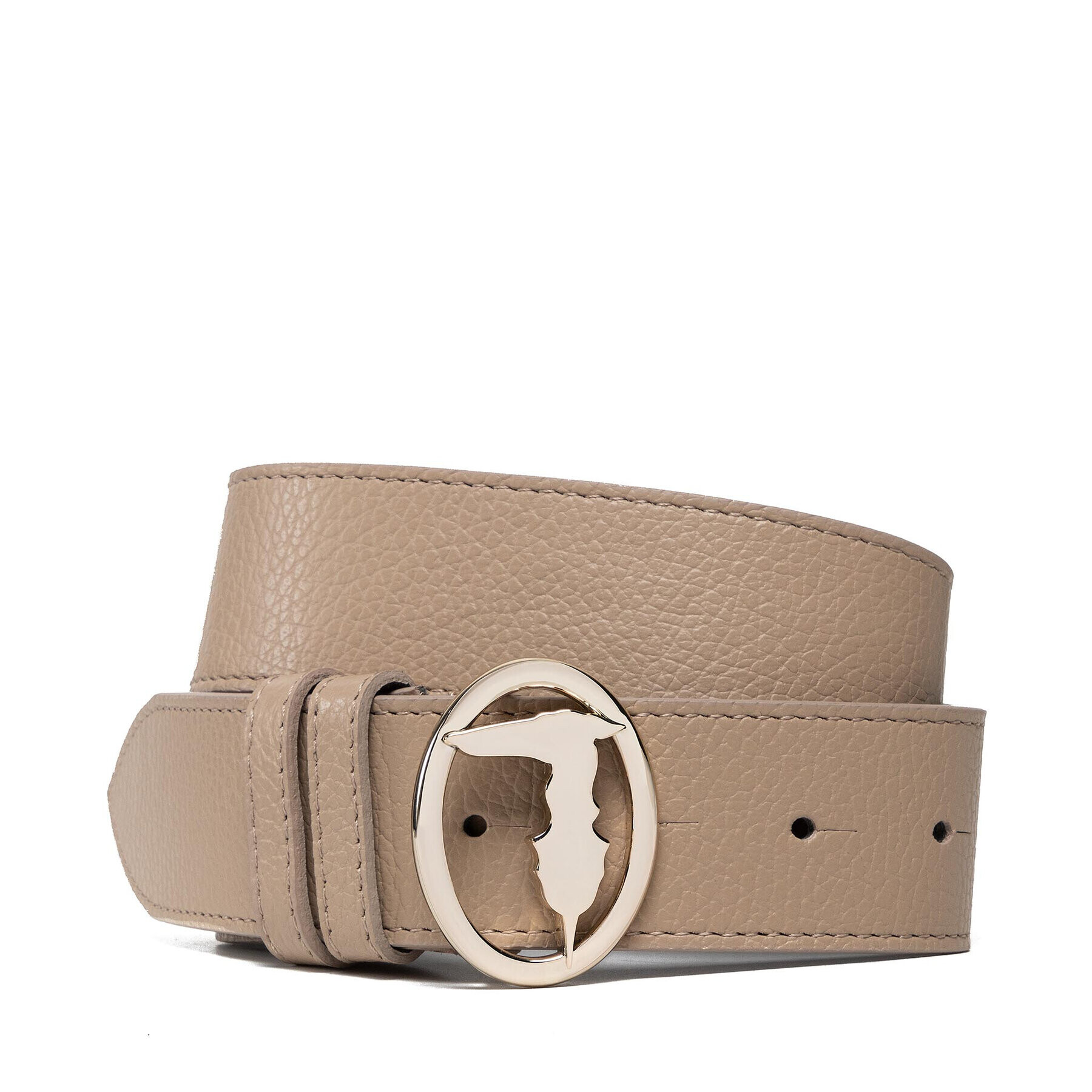Trussardi Дамски колан Belt H4 Cm 75L00167 Бежов - Pepit.bg