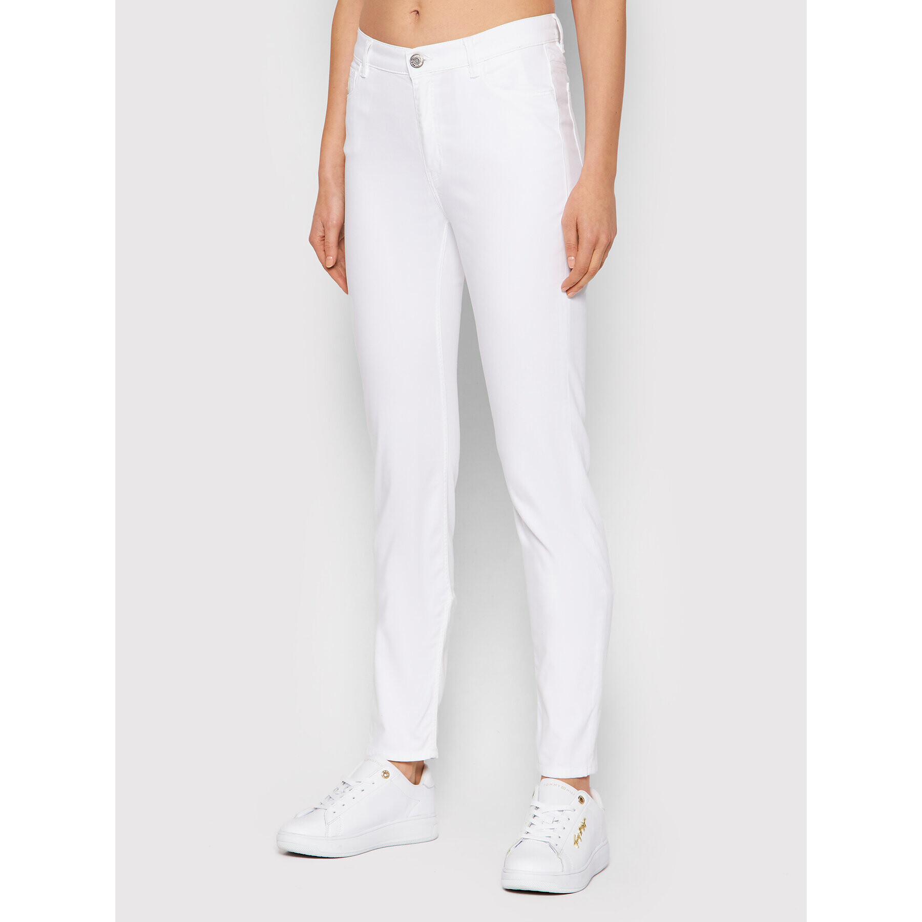Trussardi Дънки 105 56J00002 Бял Skinny Fit - Pepit.bg