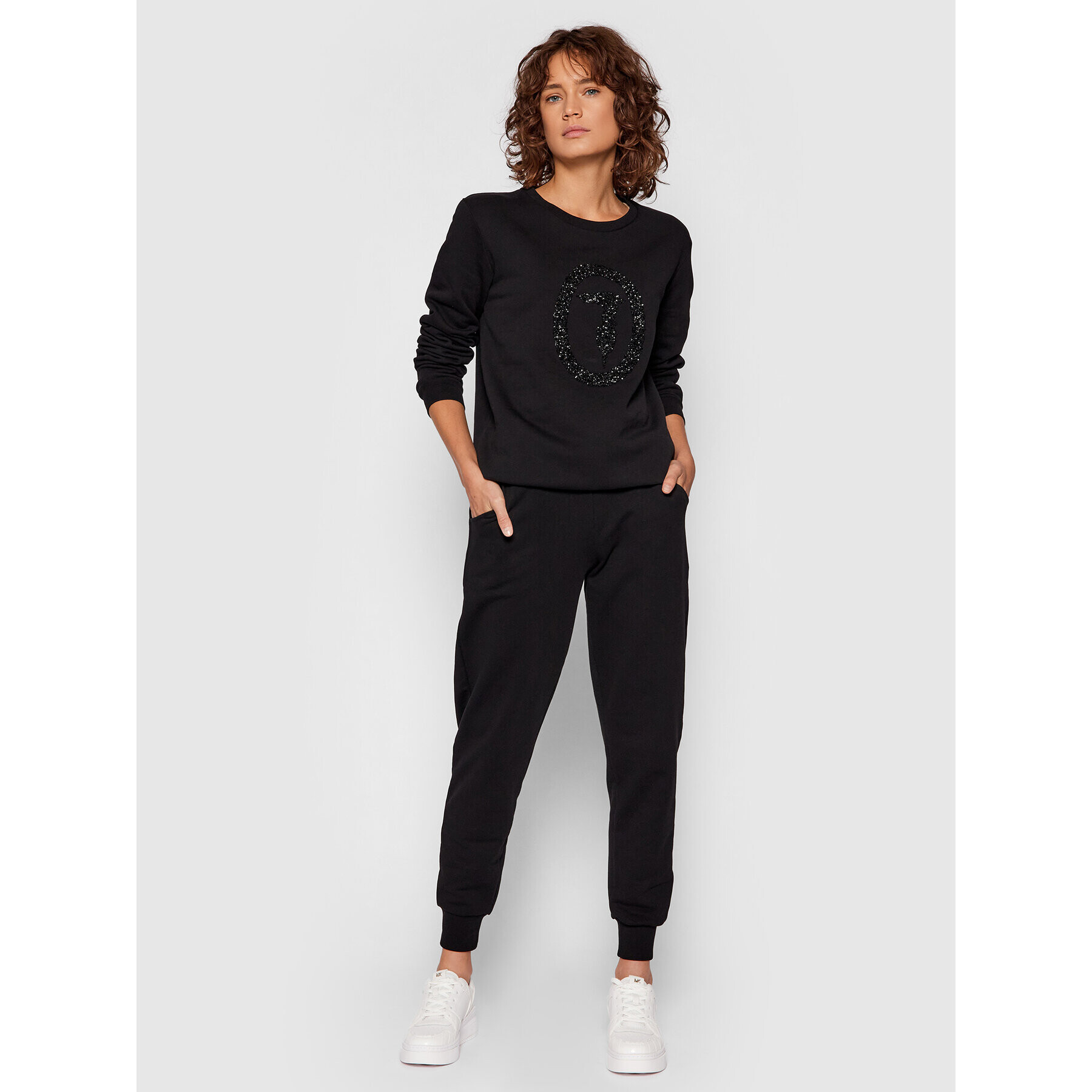 Trussardi Долнище анцуг 56P00294 Черен Slim Fit - Pepit.bg