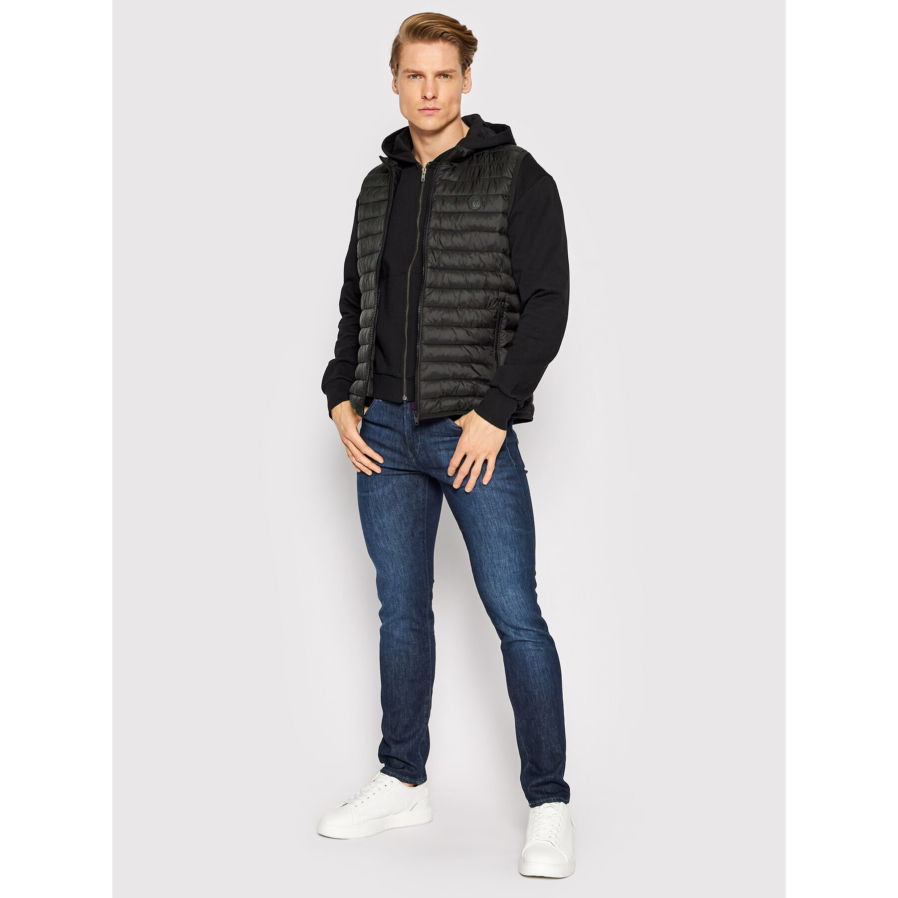 Trussardi Елек 52S00711 Черен Regular Fit - Pepit.bg