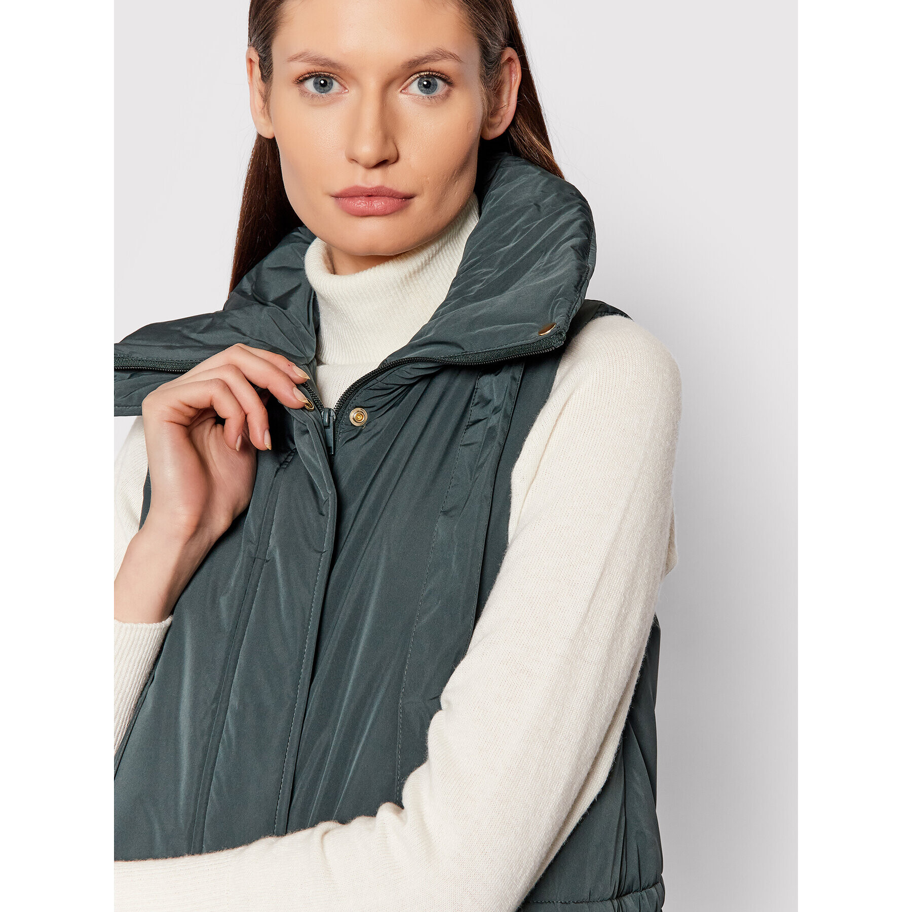 Trussardi Елек Scarab 56S00590 Зелен Regular Fit - Pepit.bg