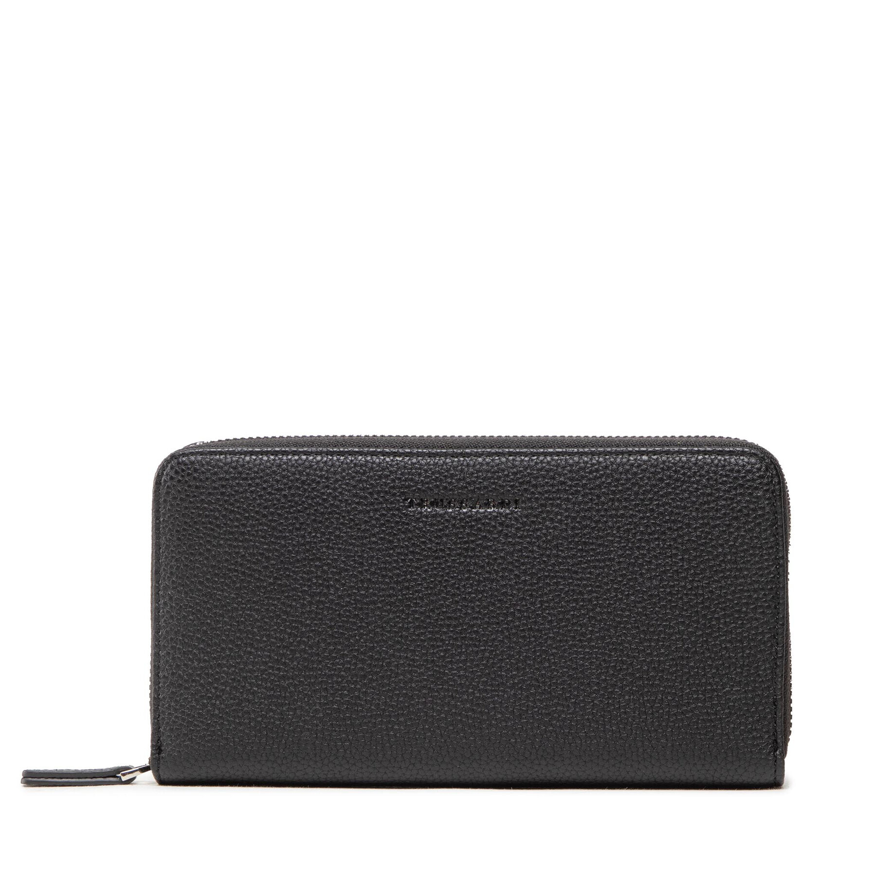 Trussardi Голям дамски портфейл Nadir Zip Around Lg 75W00358 Черен - Pepit.bg