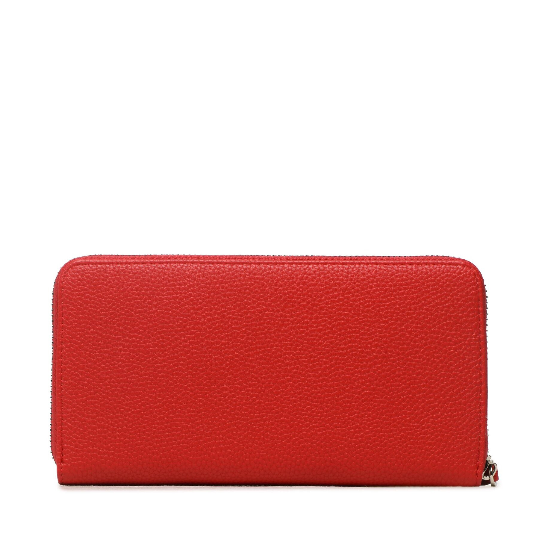 Trussardi Голям дамски портфейл Nadir Zip Around Lg 75W00411 Червен - Pepit.bg