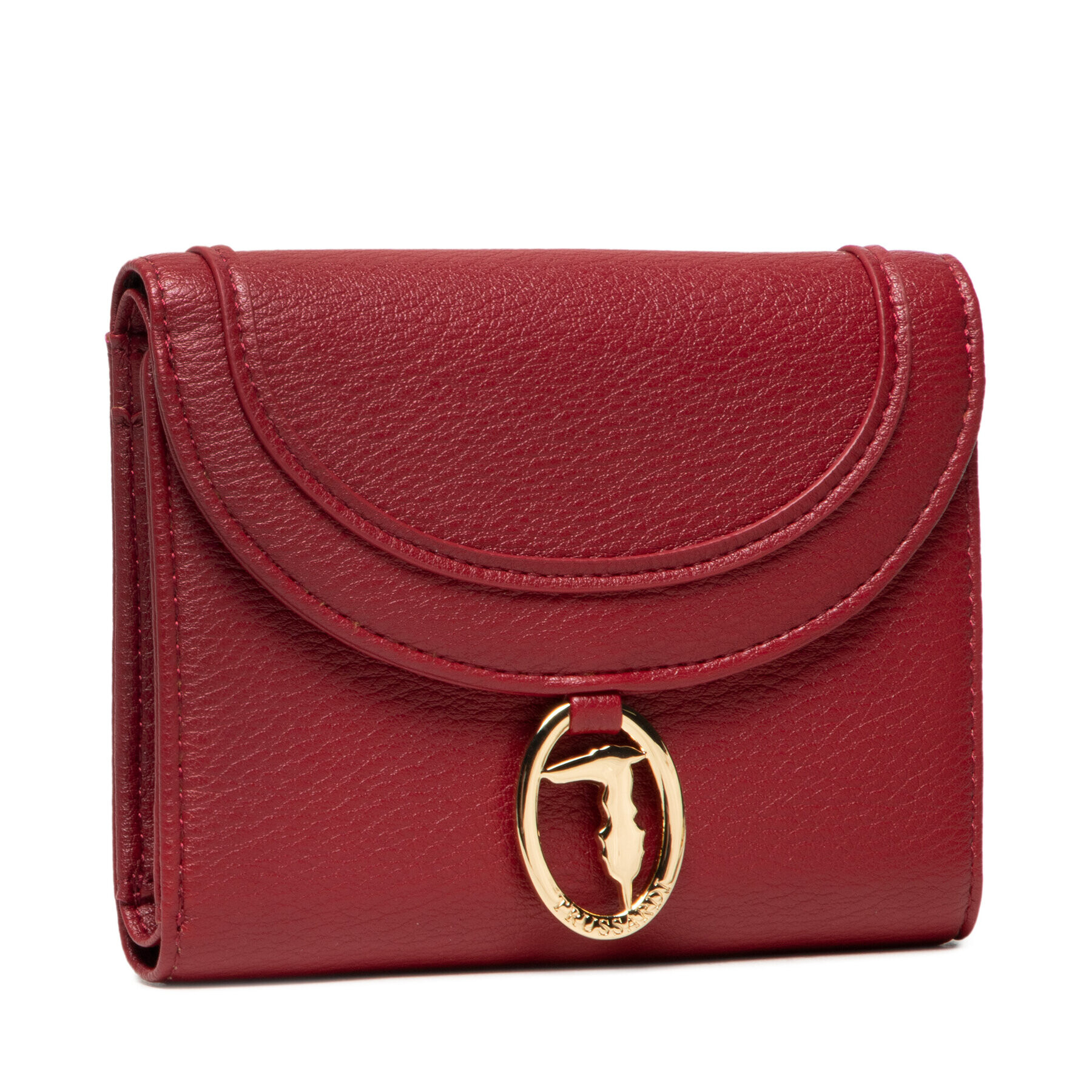 Trussardi Голям дамски портфейл Ellie Continental 75W00300 Червен - Pepit.bg