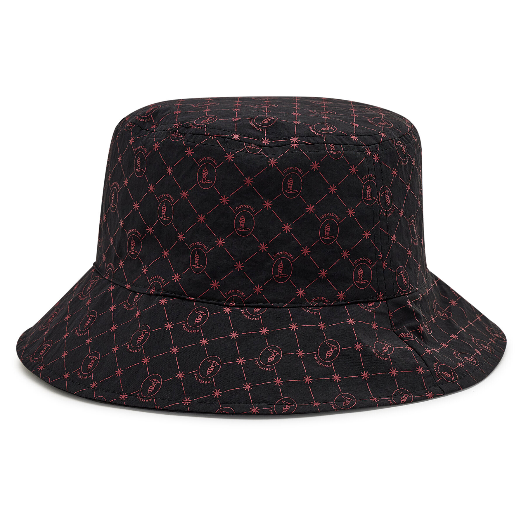 Trussardi Капела Bucket Hat Nylon Monogram 57Z00258 Черен - Pepit.bg