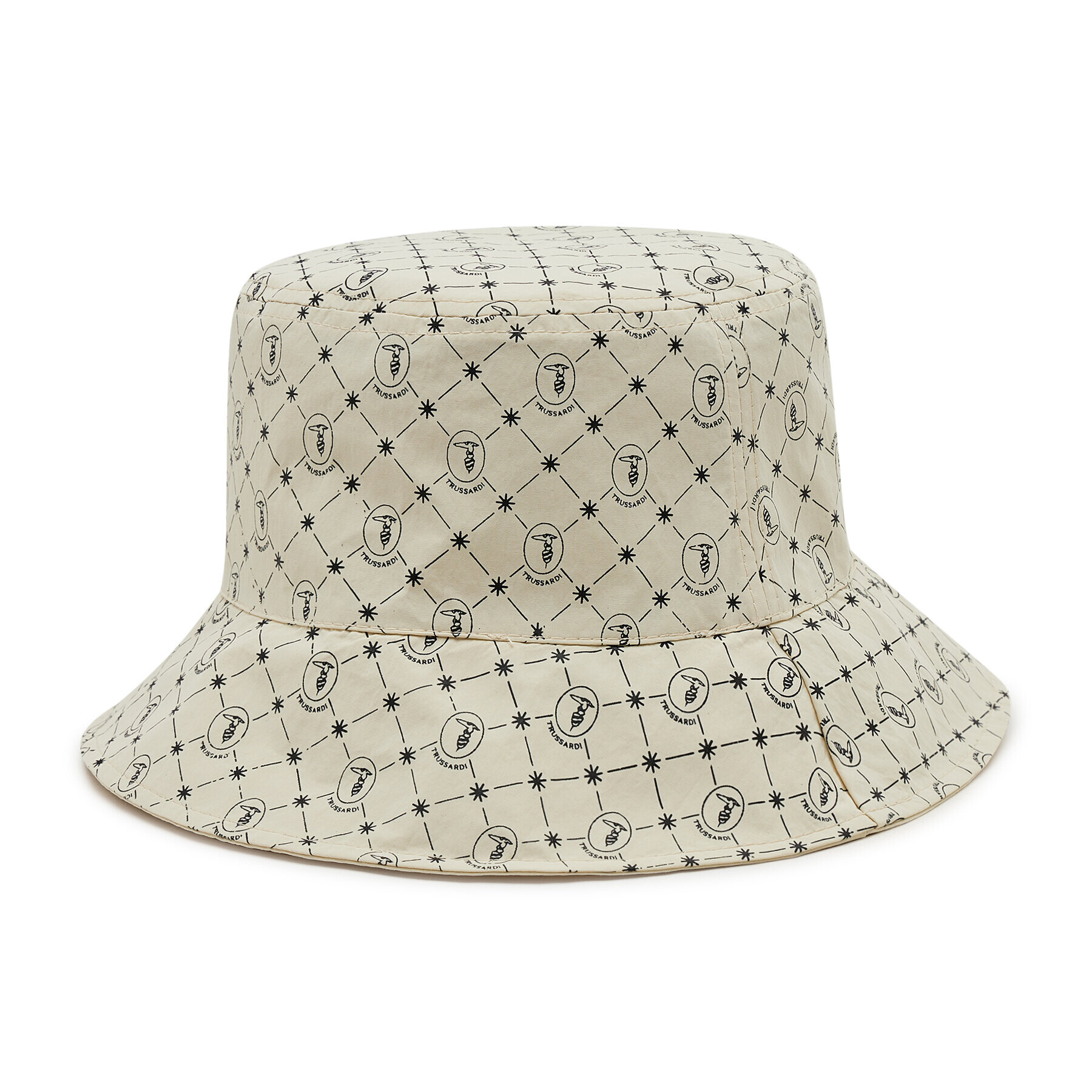 Trussardi Капела Bucket Hat Nylon Monogram 59Z00318 Бежов - Pepit.bg