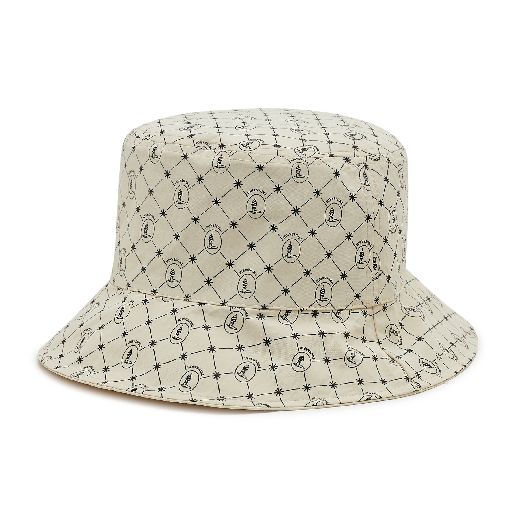 Trussardi Капела Bucket Hat Nylon Monogram 59Z00318 Бежов - Pepit.bg