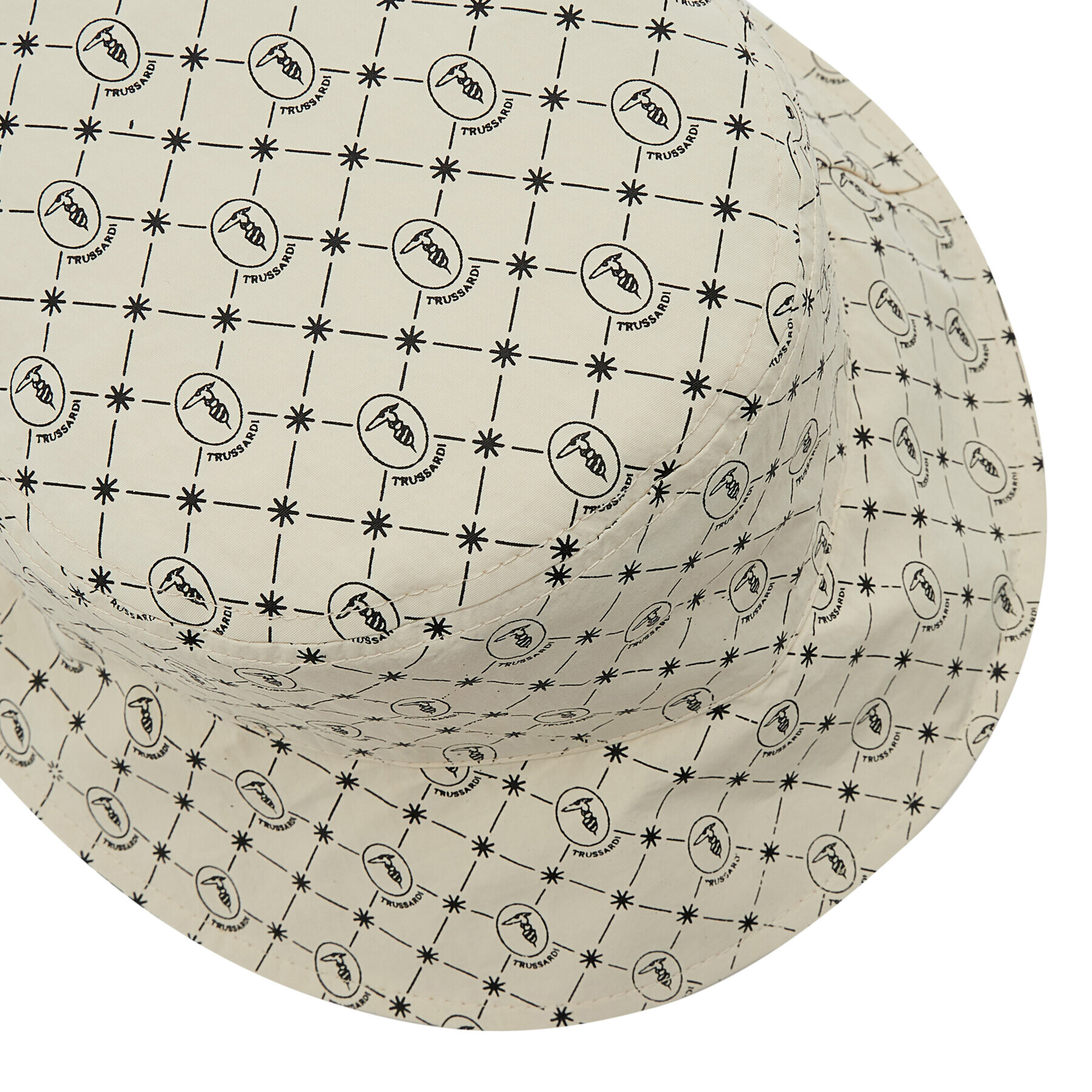 Trussardi Капела Bucket Hat Nylon Monogram 59Z00318 Бежов - Pepit.bg