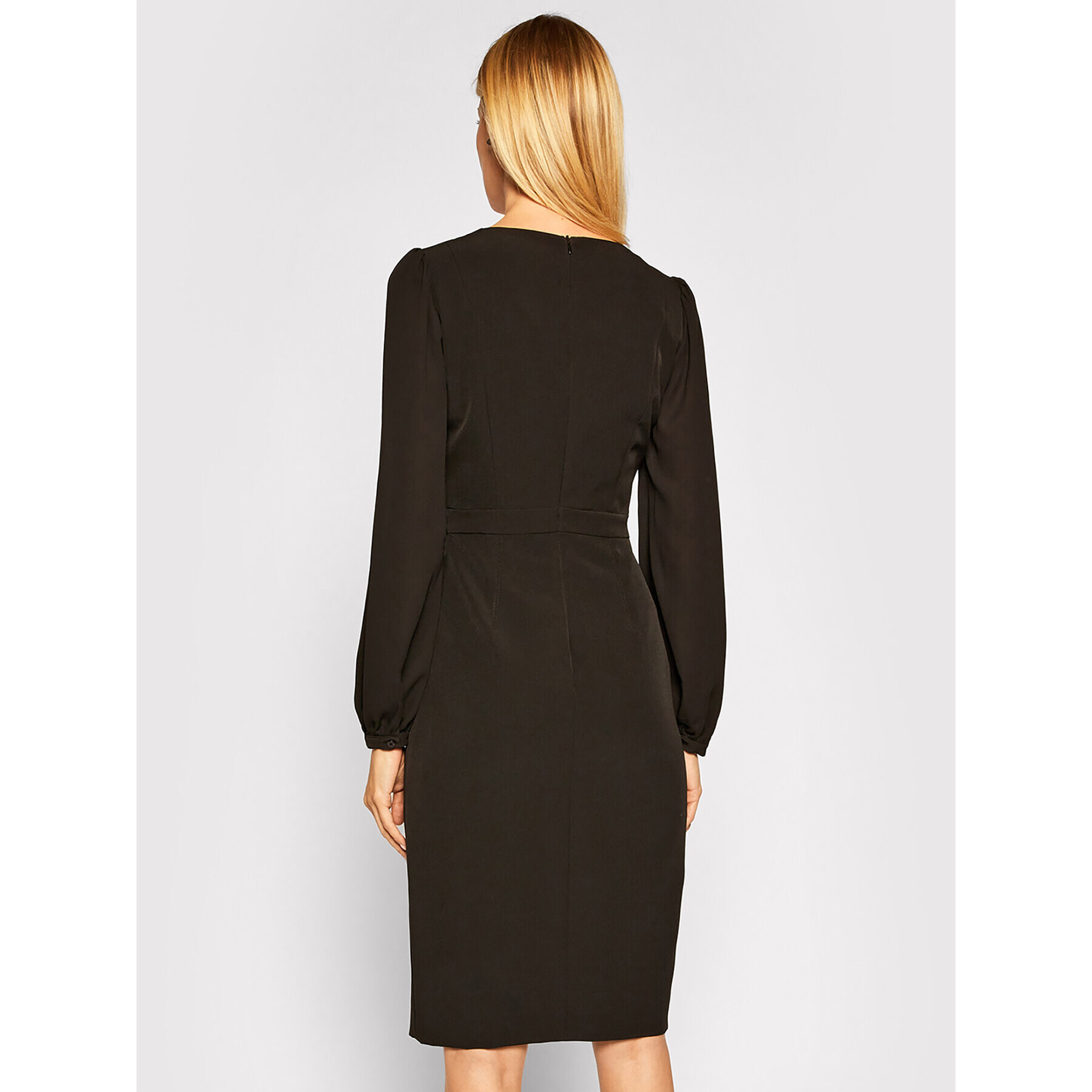 Trussardi Коктейлна рокля Tecno 56D00460 Черен Regular Fit - Pepit.bg
