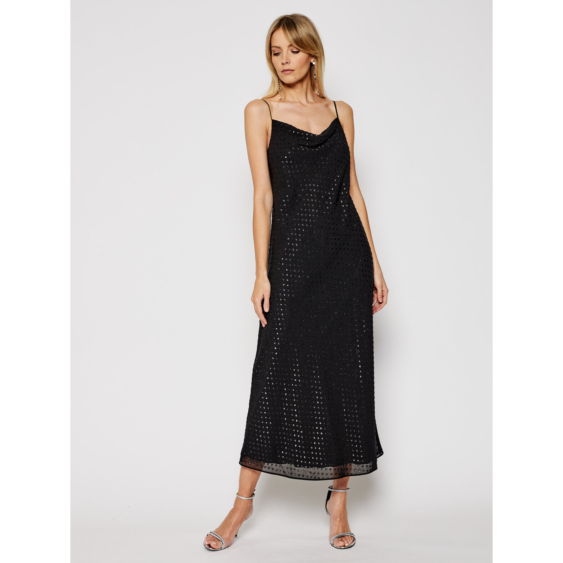 Trussardi Коктейлна рокля 56D00486 Черен Regular Fit - Pepit.bg