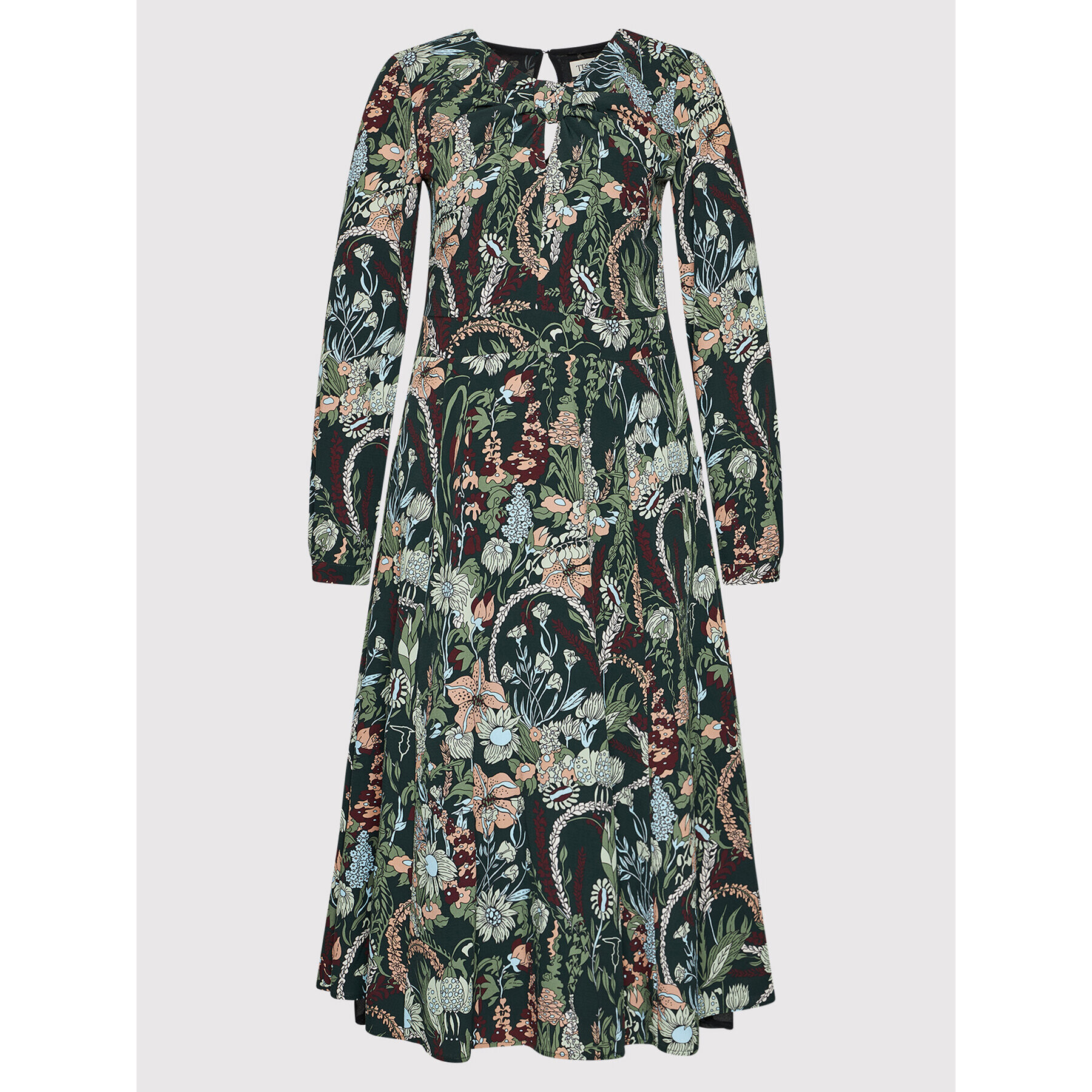 Trussardi Лятна рокля 56D00554 Зелен Regular Fit - Pepit.bg