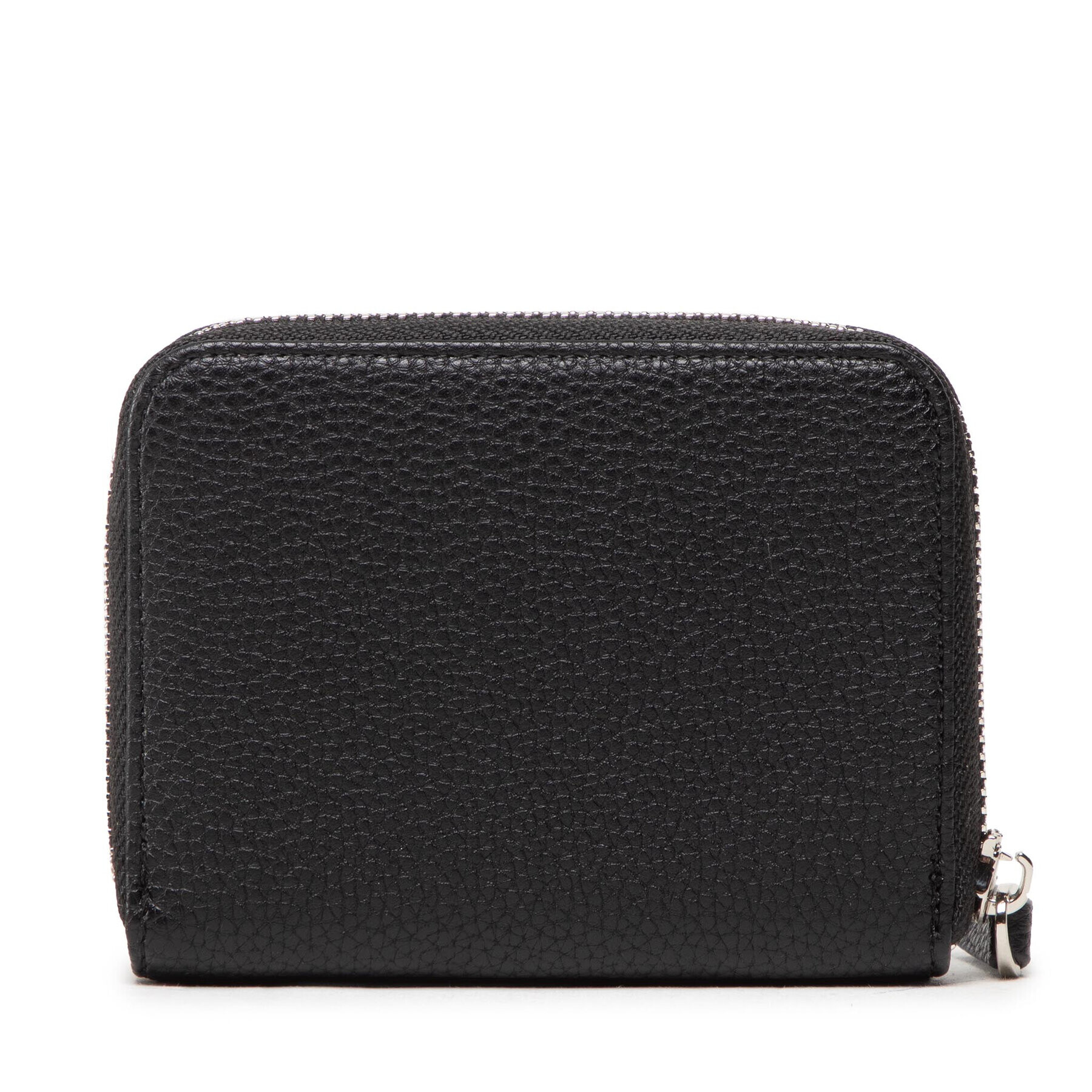 Trussardi Малък дамски портфейл 75W00357 Черен - Pepit.bg