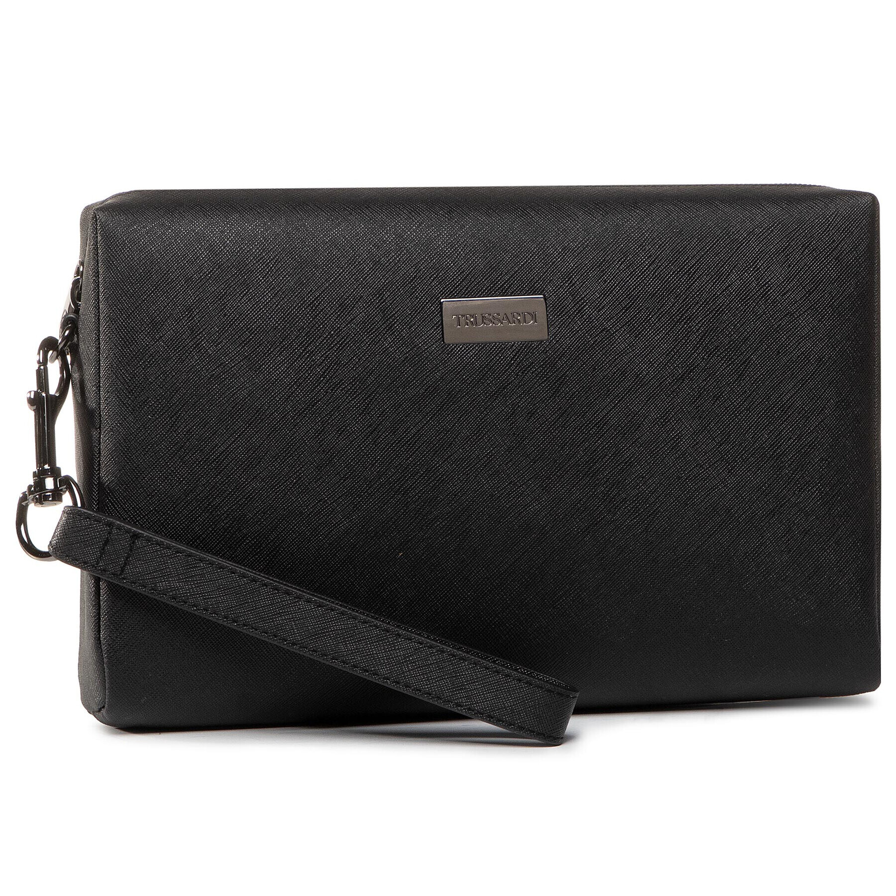 Trussardi Мъжка чантичка Pochette 71W00143 Черен - Pepit.bg