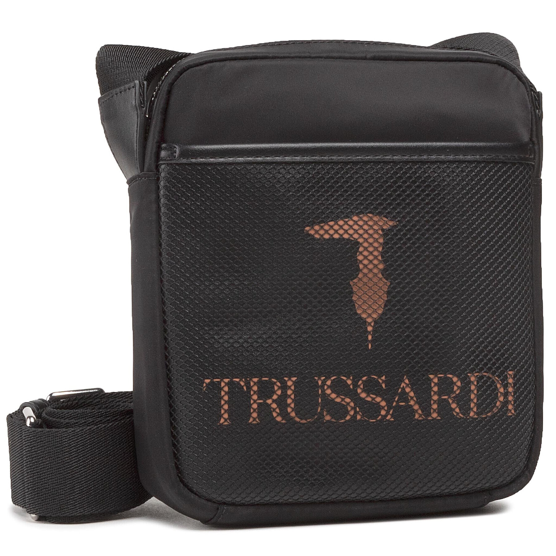 Trussardi Мъжка чантичка Shoulder Bag Nylon 71B00241 Черен - Pepit.bg