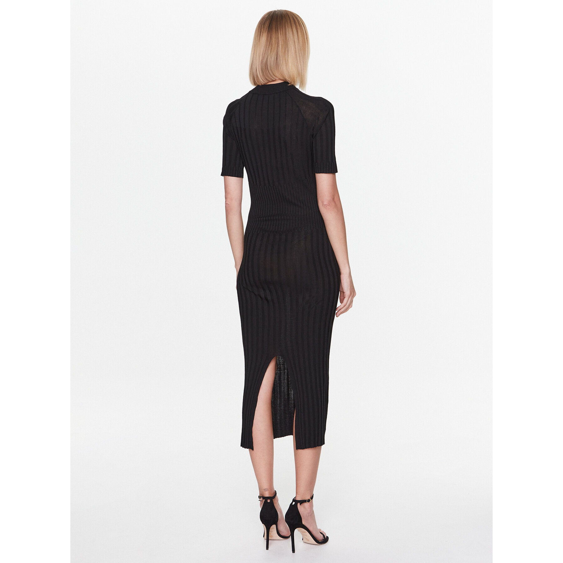Trussardi Плетена рокля 56D00707 Черен Regular Fit - Pepit.bg