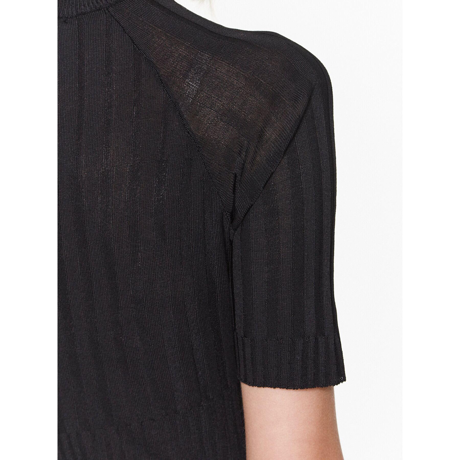 Trussardi Плетена рокля 56D00707 Черен Regular Fit - Pepit.bg