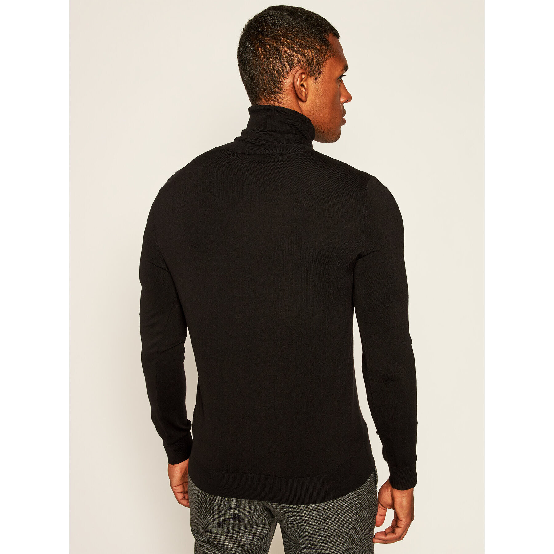 Trussardi Поло 52M00341 Черен Regular Fit - Pepit.bg