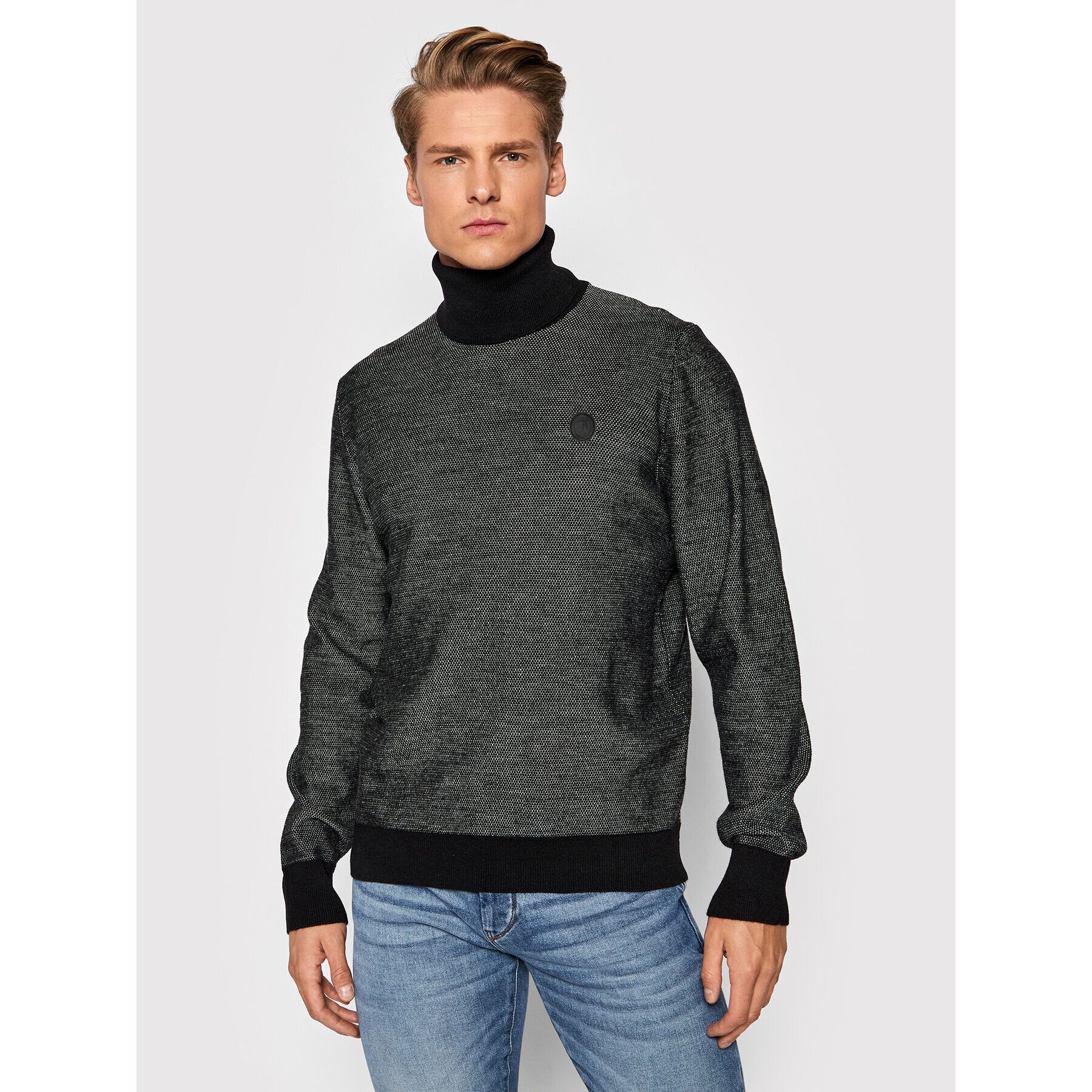 Trussardi Поло 52M00500 Черен Regular Fit - Pepit.bg