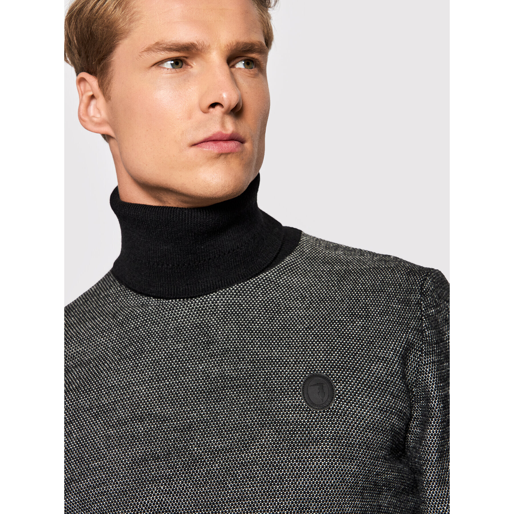 Trussardi Поло 52M00500 Черен Regular Fit - Pepit.bg