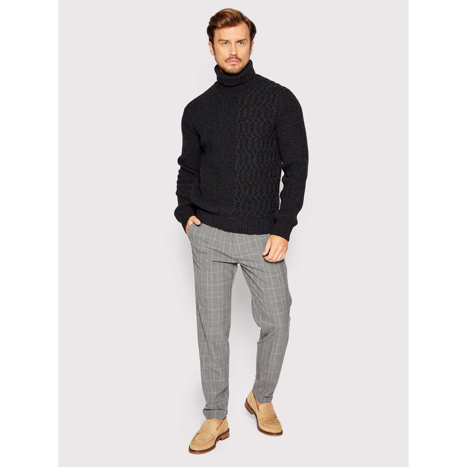 Trussardi Поло 52M00623 Сив Regular Fit - Pepit.bg