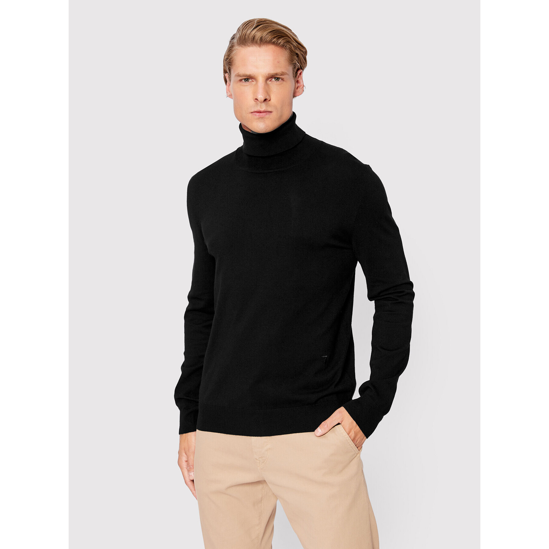 Trussardi Поло 52M00629 Черен Regular Fit - Pepit.bg