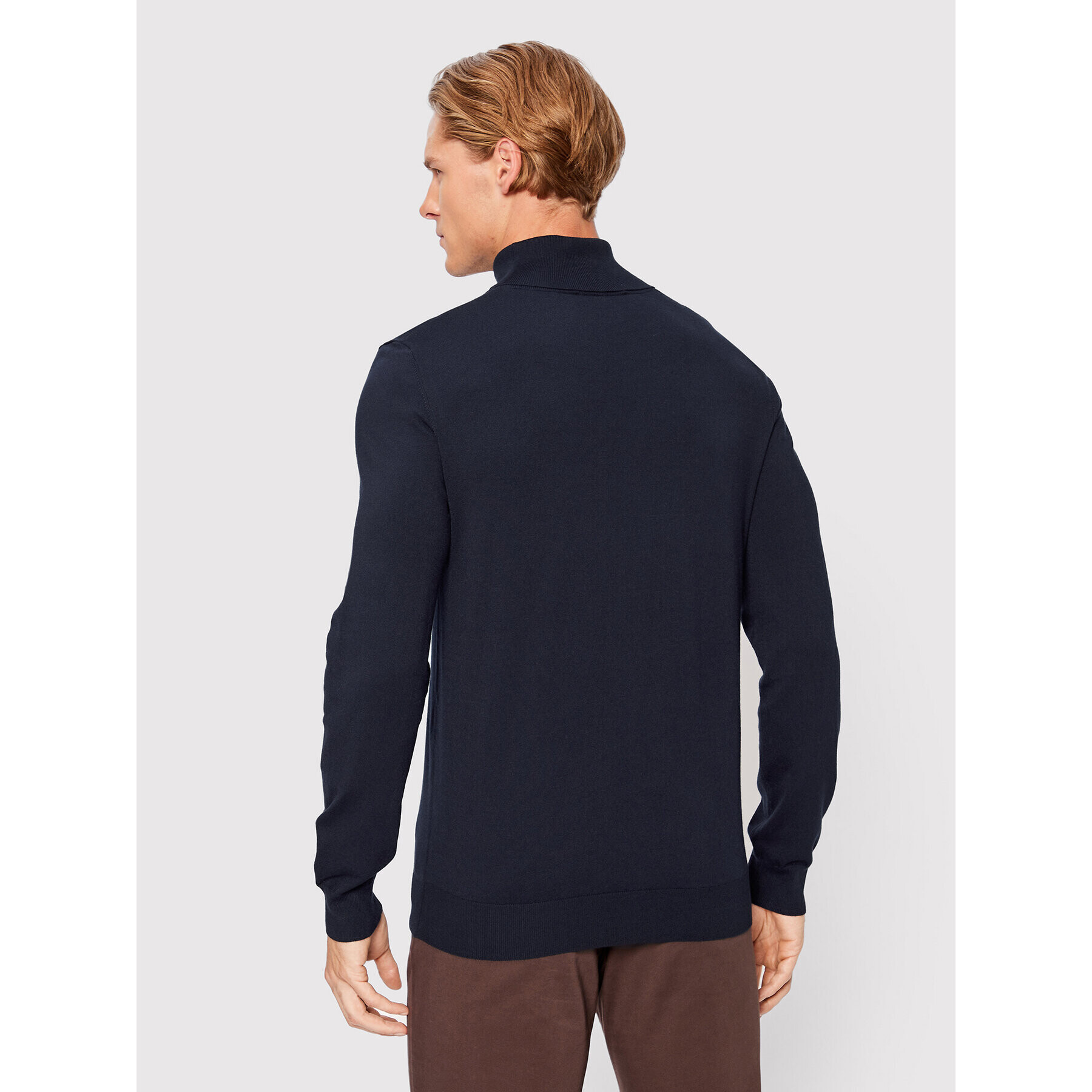 Trussardi Поло 52M00629 Тъмносин Regular Fit - Pepit.bg