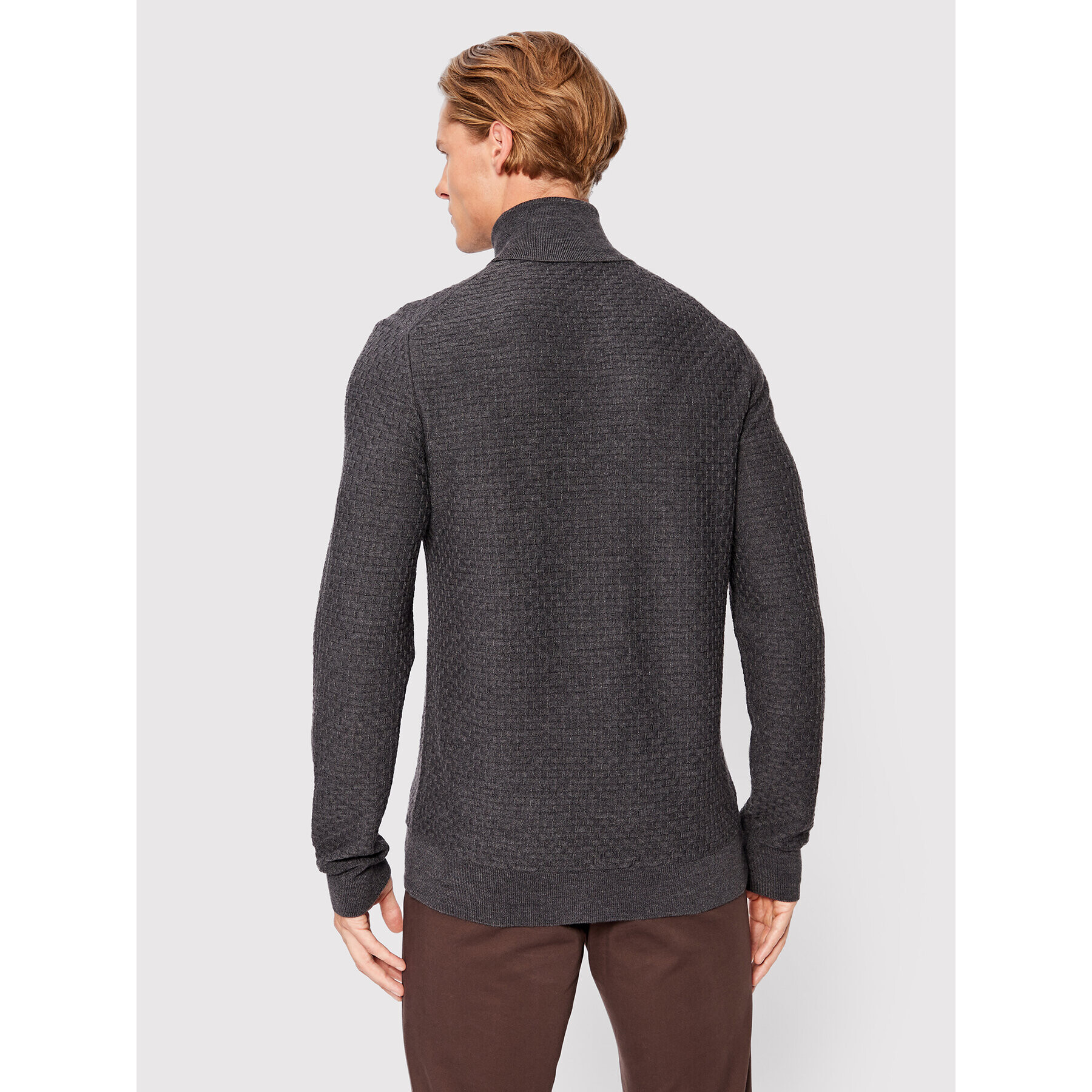 Trussardi Поло 52M00643 Сив Regular Fit - Pepit.bg