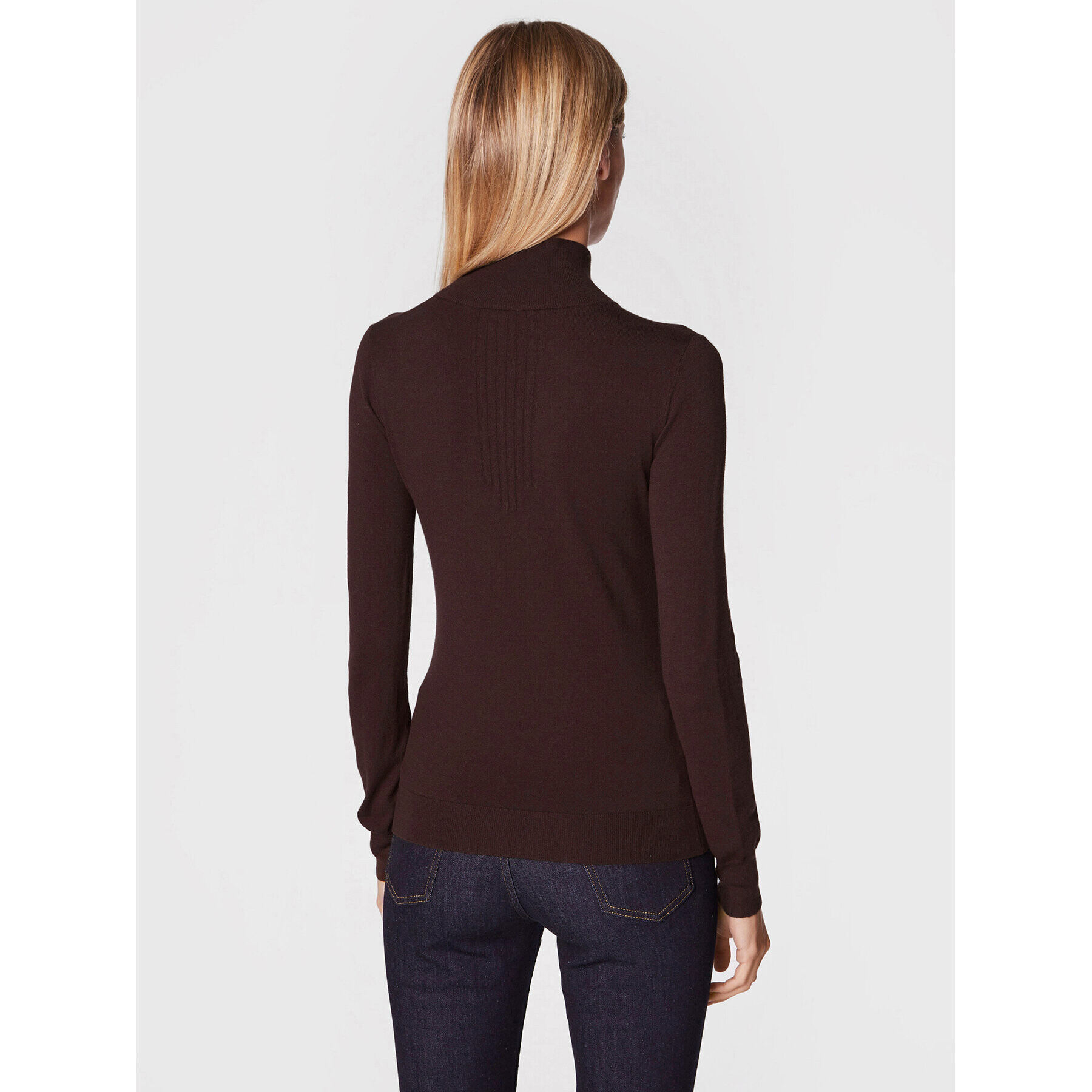 Trussardi Поло 56M00520 Кафяв Slim Fit - Pepit.bg
