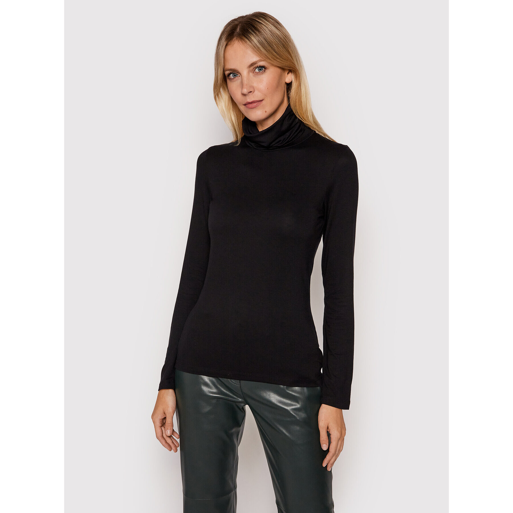 Trussardi Поло 56T00395 Черен Regular Fit - Pepit.bg