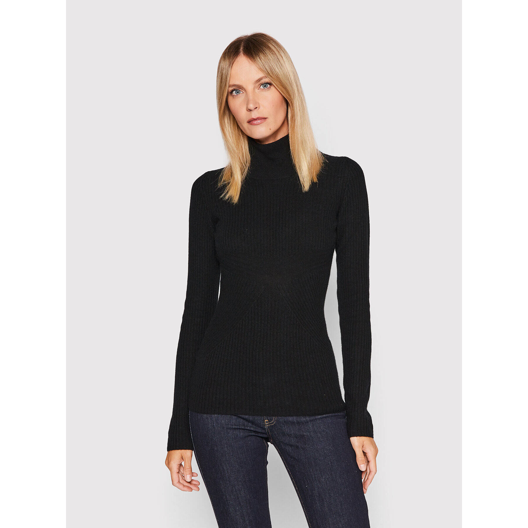 Trussardi Поло Archive Ribs 56M00532 Черен Regular Fit - Pepit.bg
