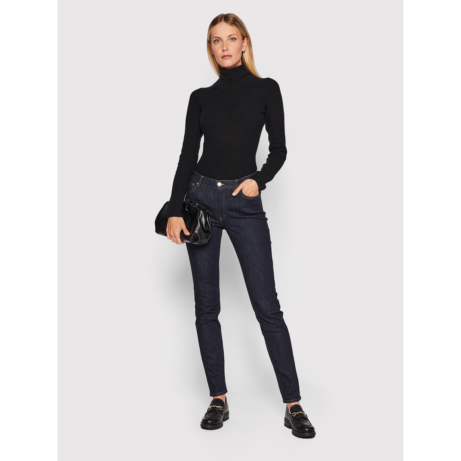 Trussardi Поло Archive Ribs 56M00532 Черен Regular Fit - Pepit.bg