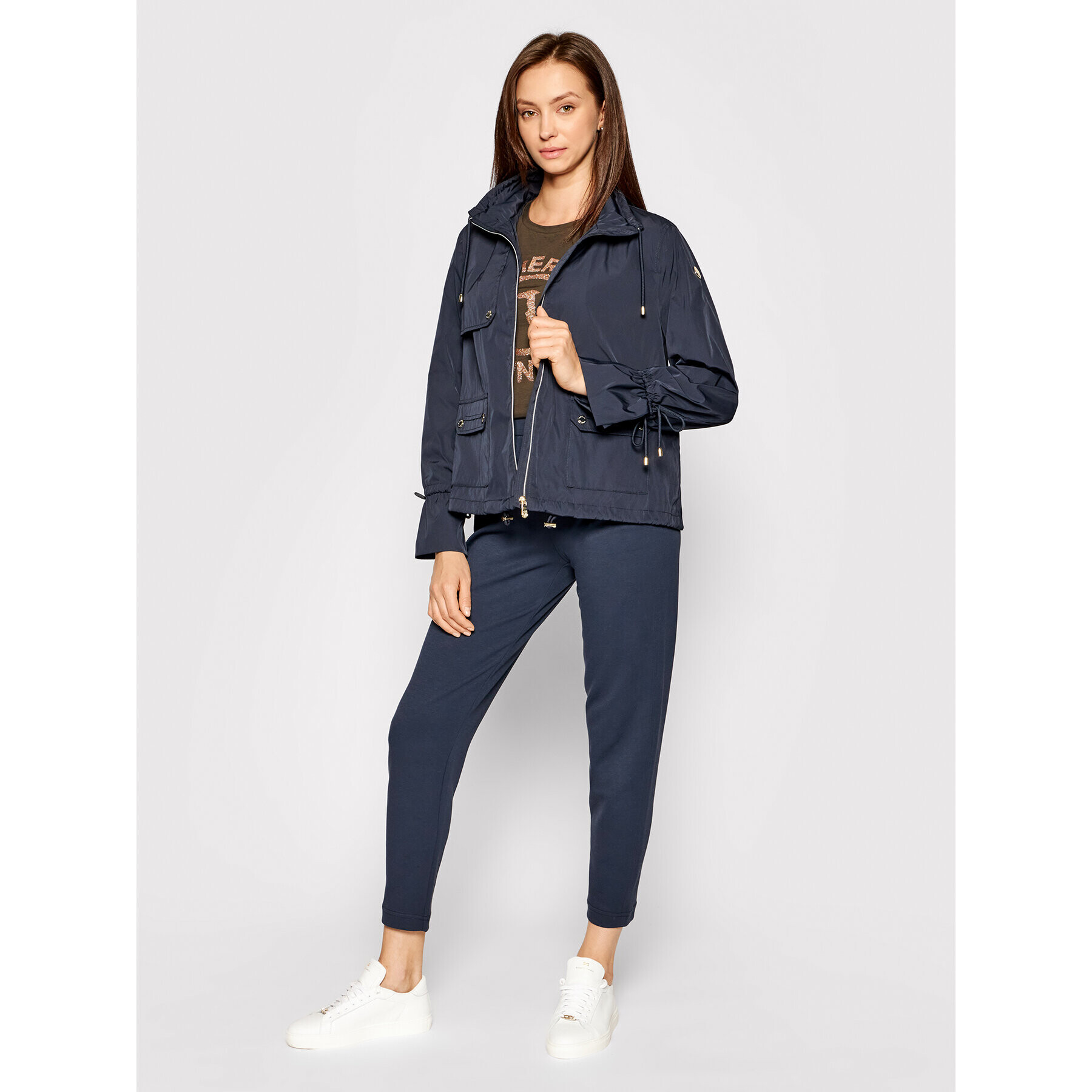 Trussardi Преходно яке Memory 56S00642 Тъмносин Regular Fit - Pepit.bg